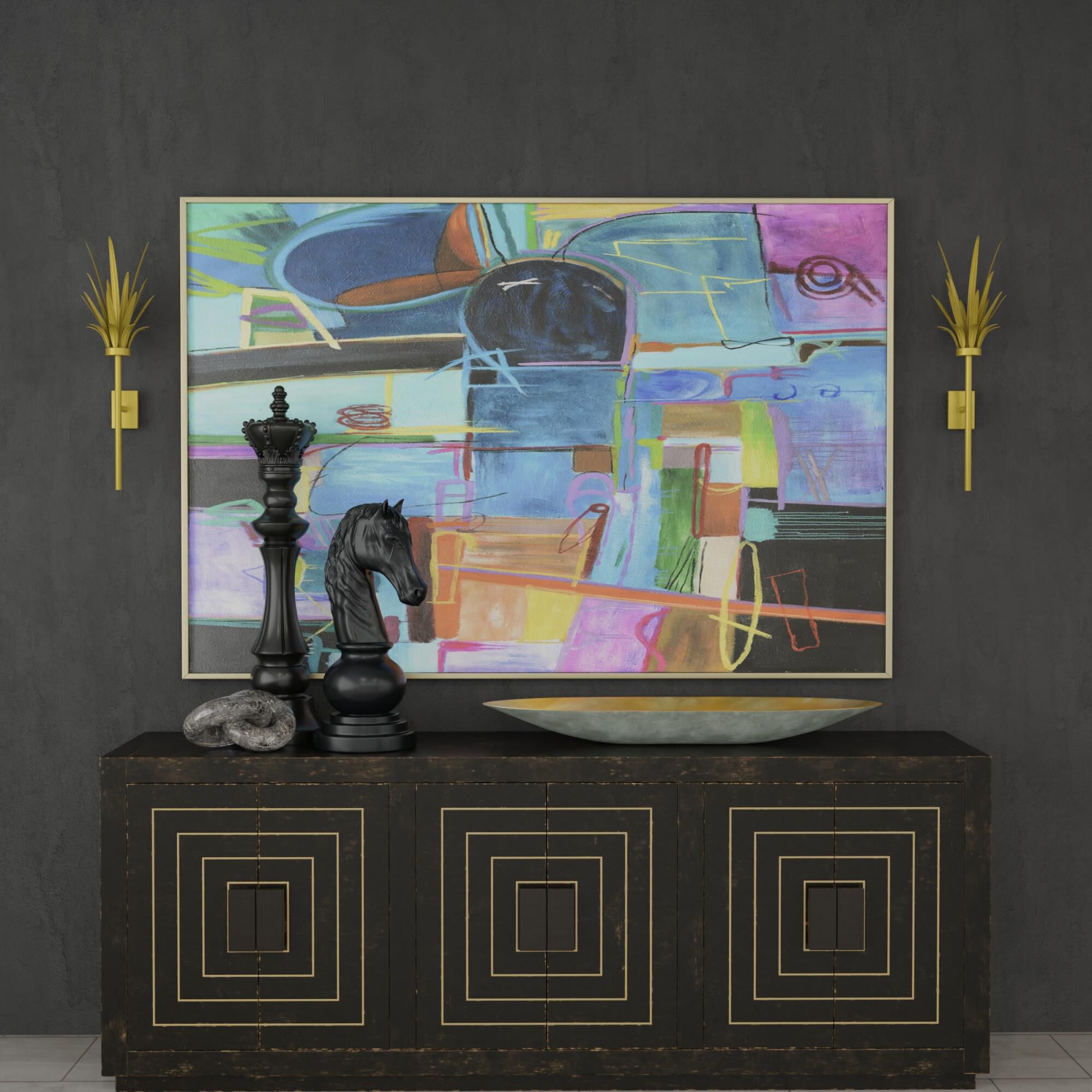 Cella 39 Inch Tray by Harp and Finial