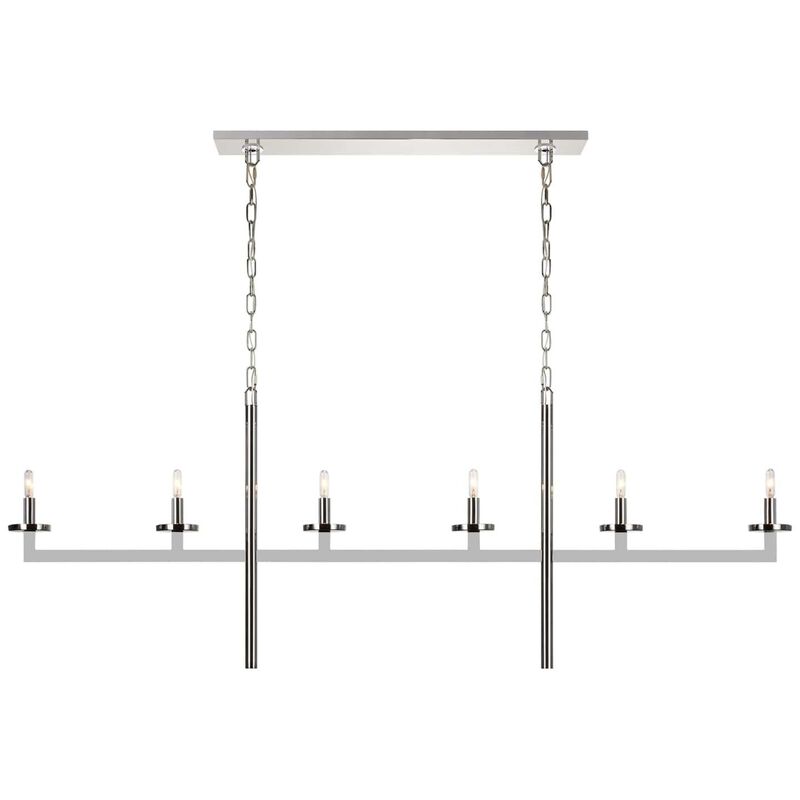 Kelly Wearstler Liaison Large Linear Chandelier by Visual Comfort Signature