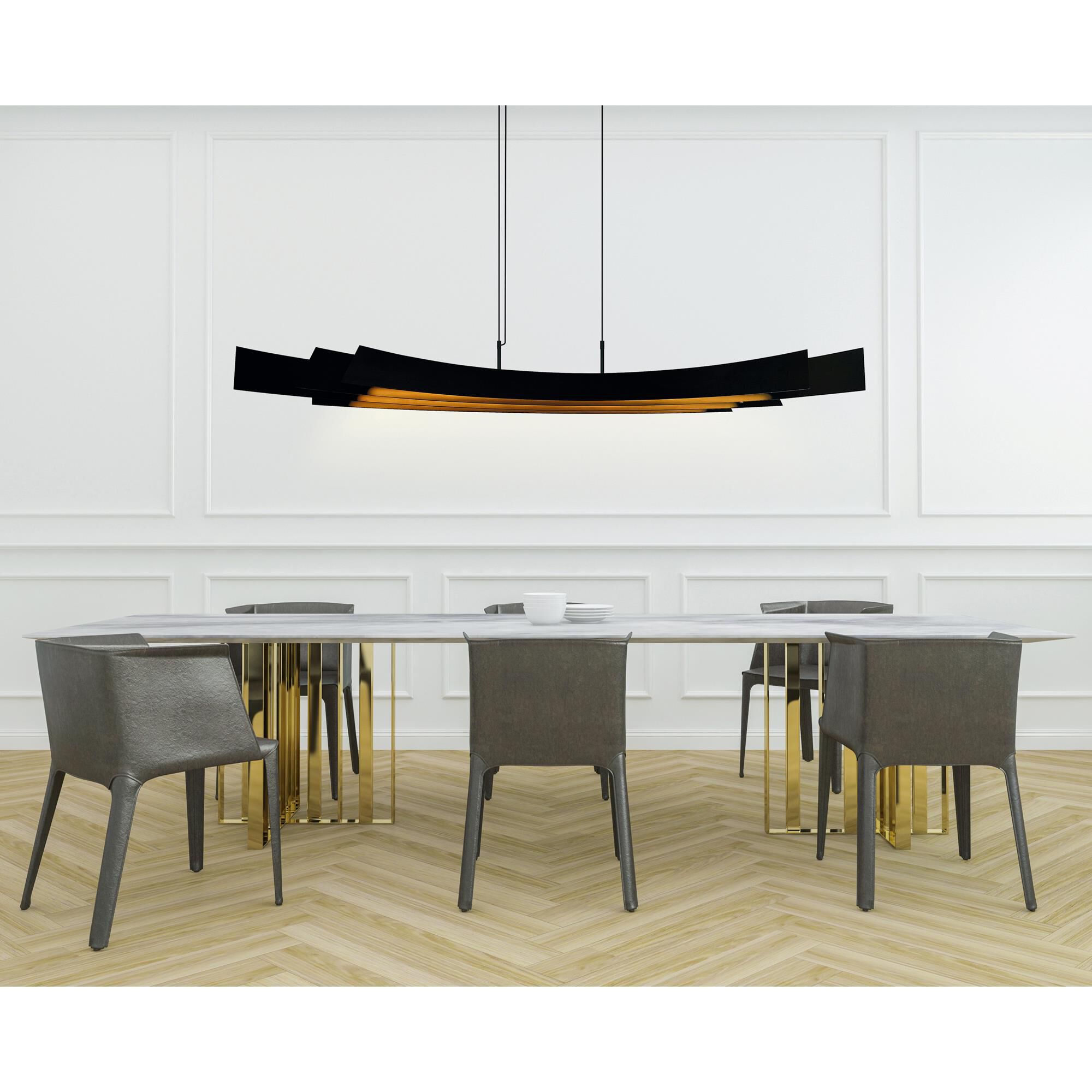 Candora Linear Suspension Light by CWI Lighting