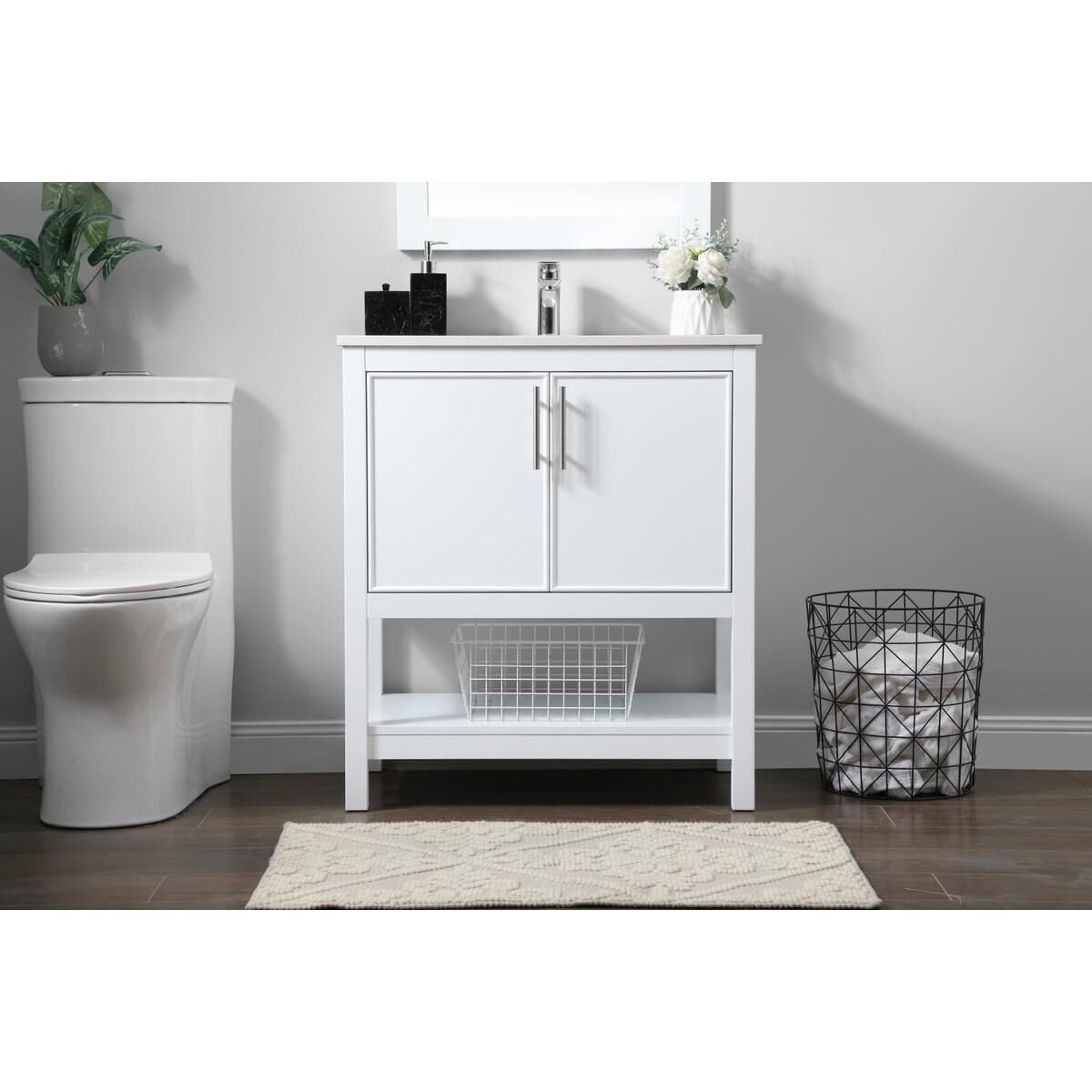Everett 30 Inch Bath Vanity by Elegant Decor