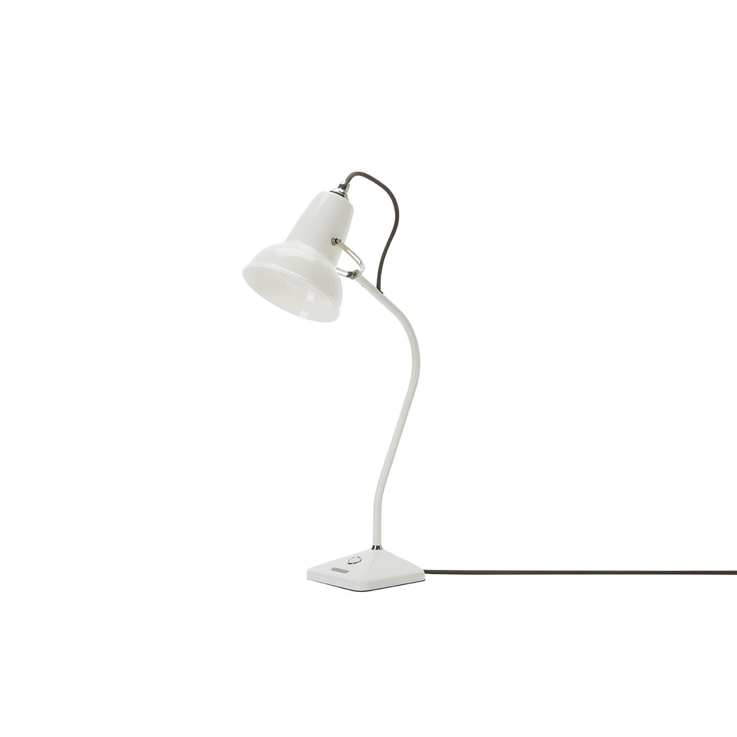 Shown in Pure White finish and Bone China shade
