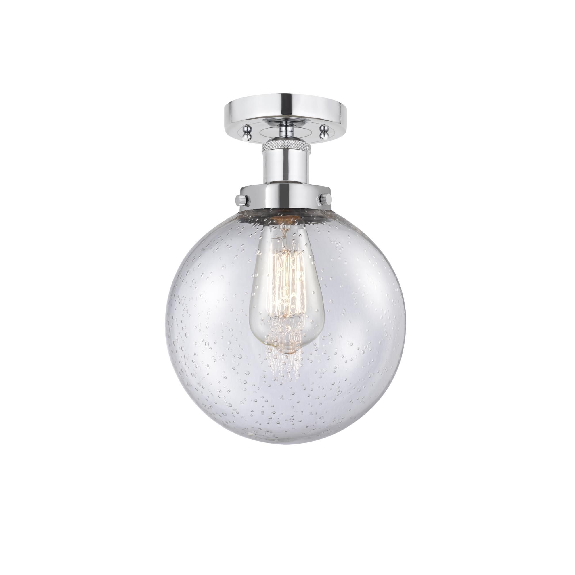 Shown in Polished Chrome, Mercury finish and Mercury glass and Mercury Glass shade