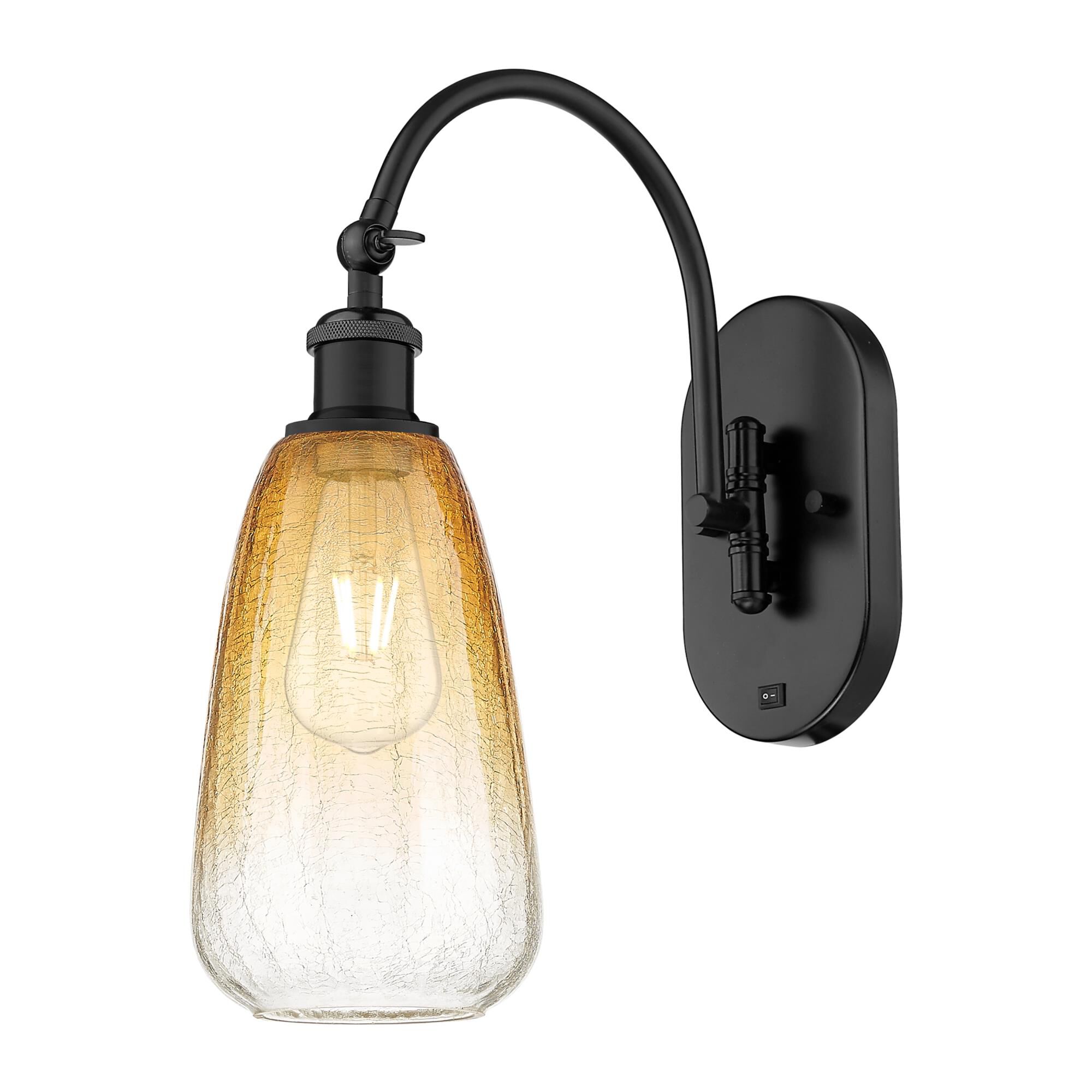 Bruno Marashlian Brookhaven Almond 6 Inch Wall Swing Lamp by Innovations Lighting