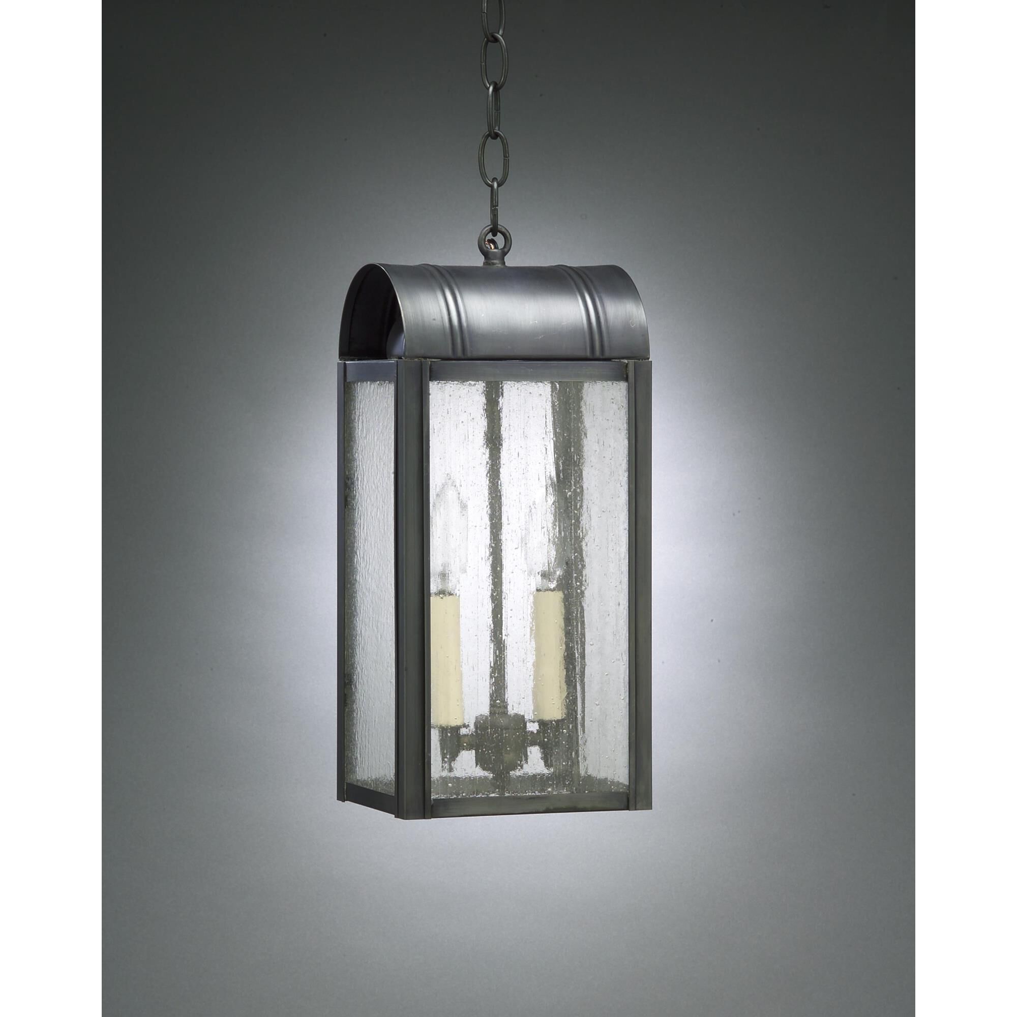 Livery 16 Inch Tall 2 Light Outdoor Hanging Lantern by Northeast Lantern