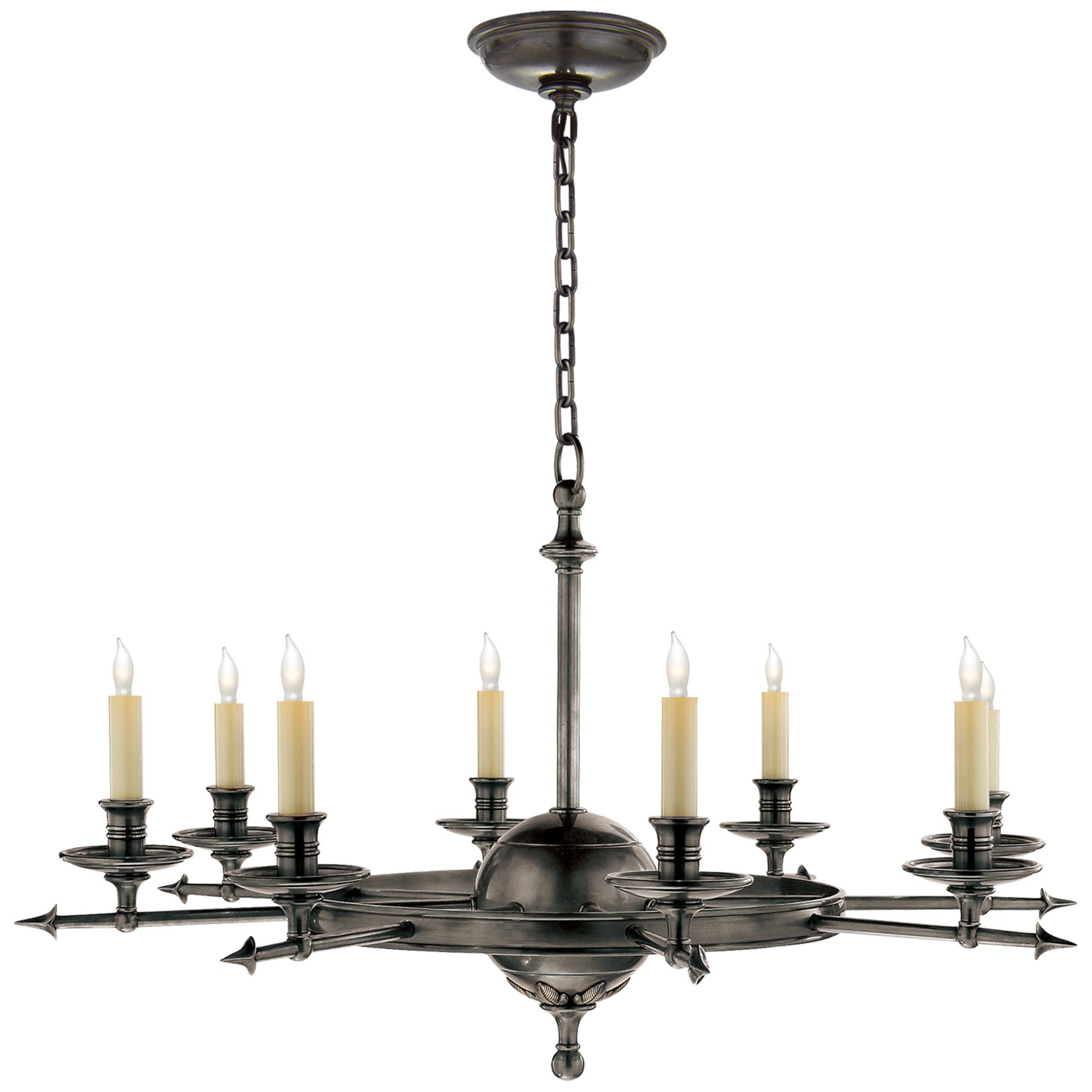 Shown in Bronze finish and Chsnp  Sold Separately shade