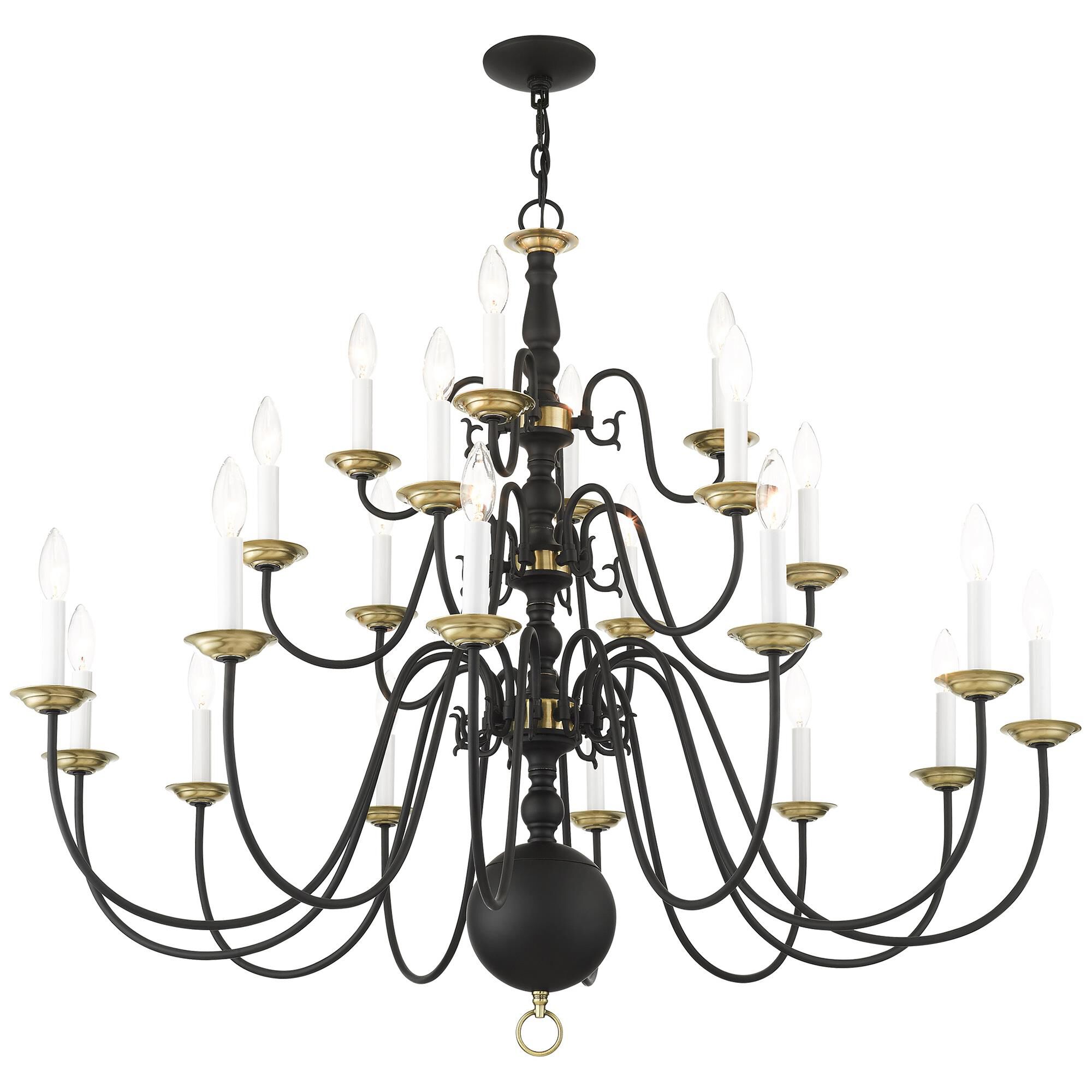 Williamsburg 22 Light Chandelier by Livex Lighting