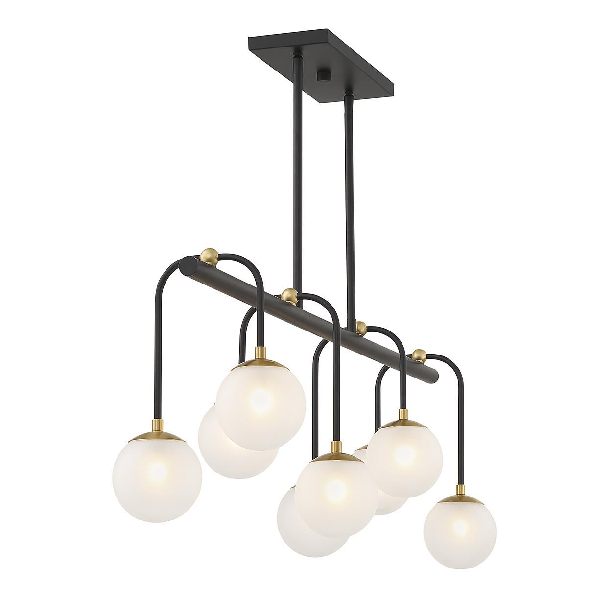 Couplet 38 Inch 8 Light Linear Suspension Light by Savoy House