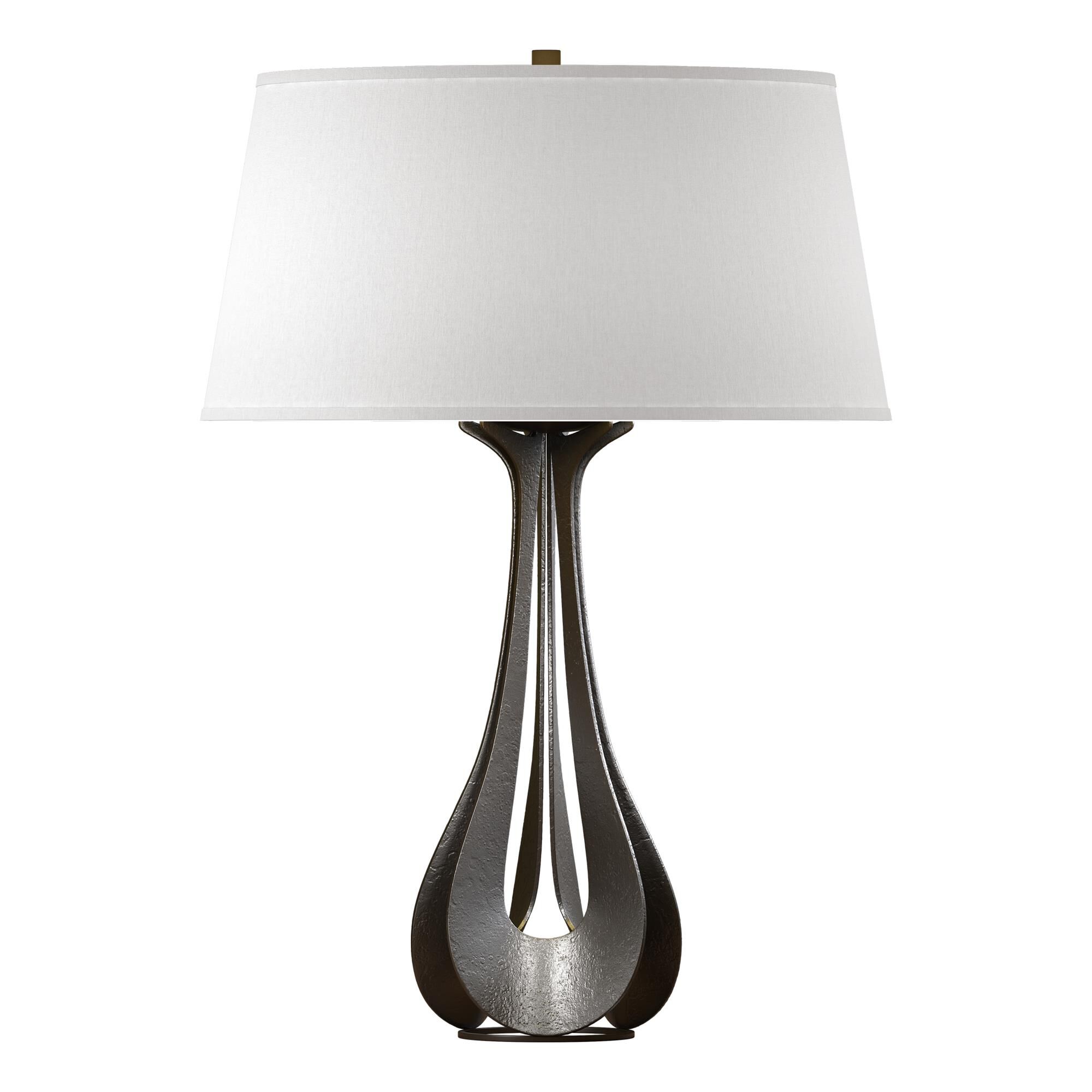 Shown in Oil Rubbed Bronze finish and Flax shade