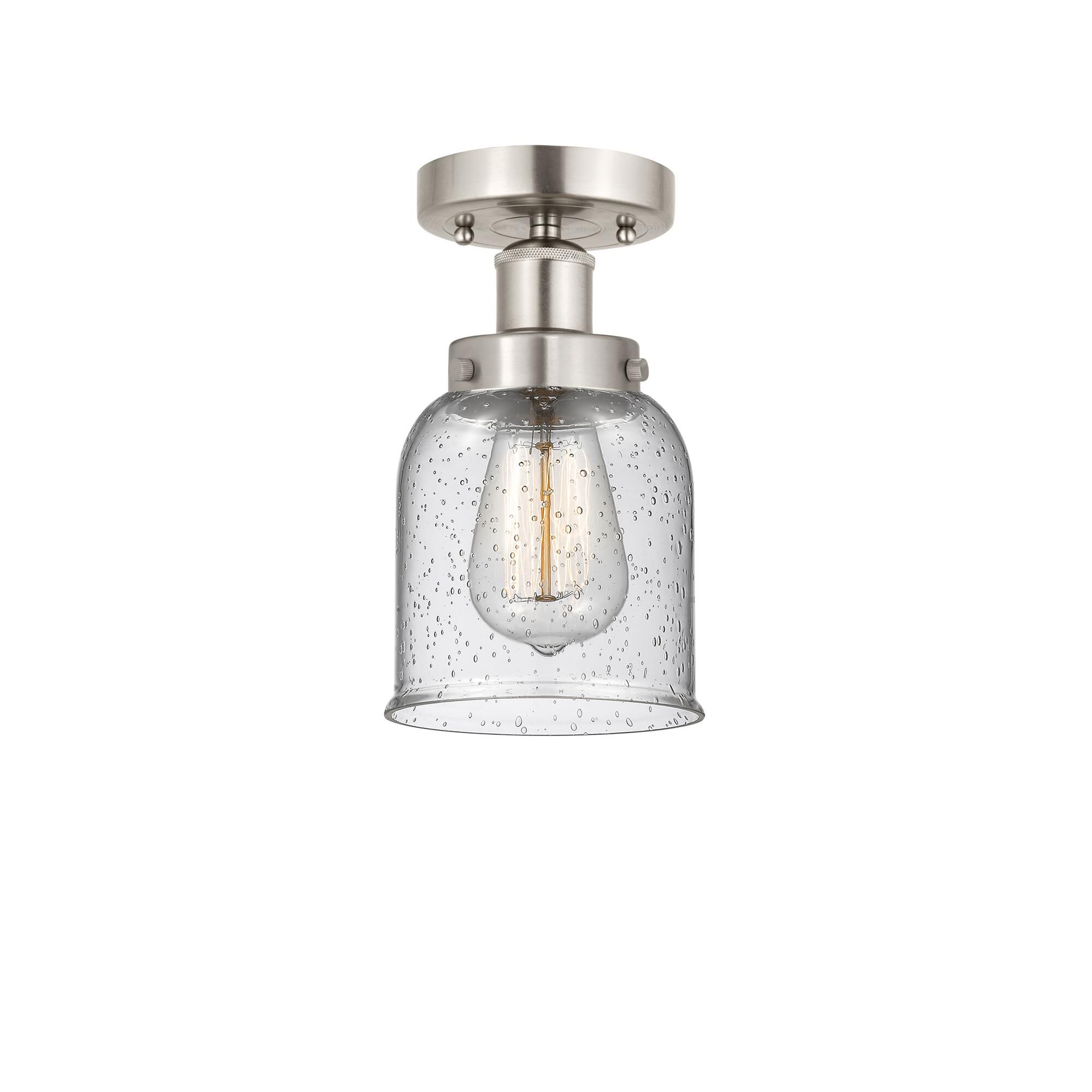 Shown in Brushed Satin Nickel, Mercury finish and Mercury glass and Mercury Glass shade
