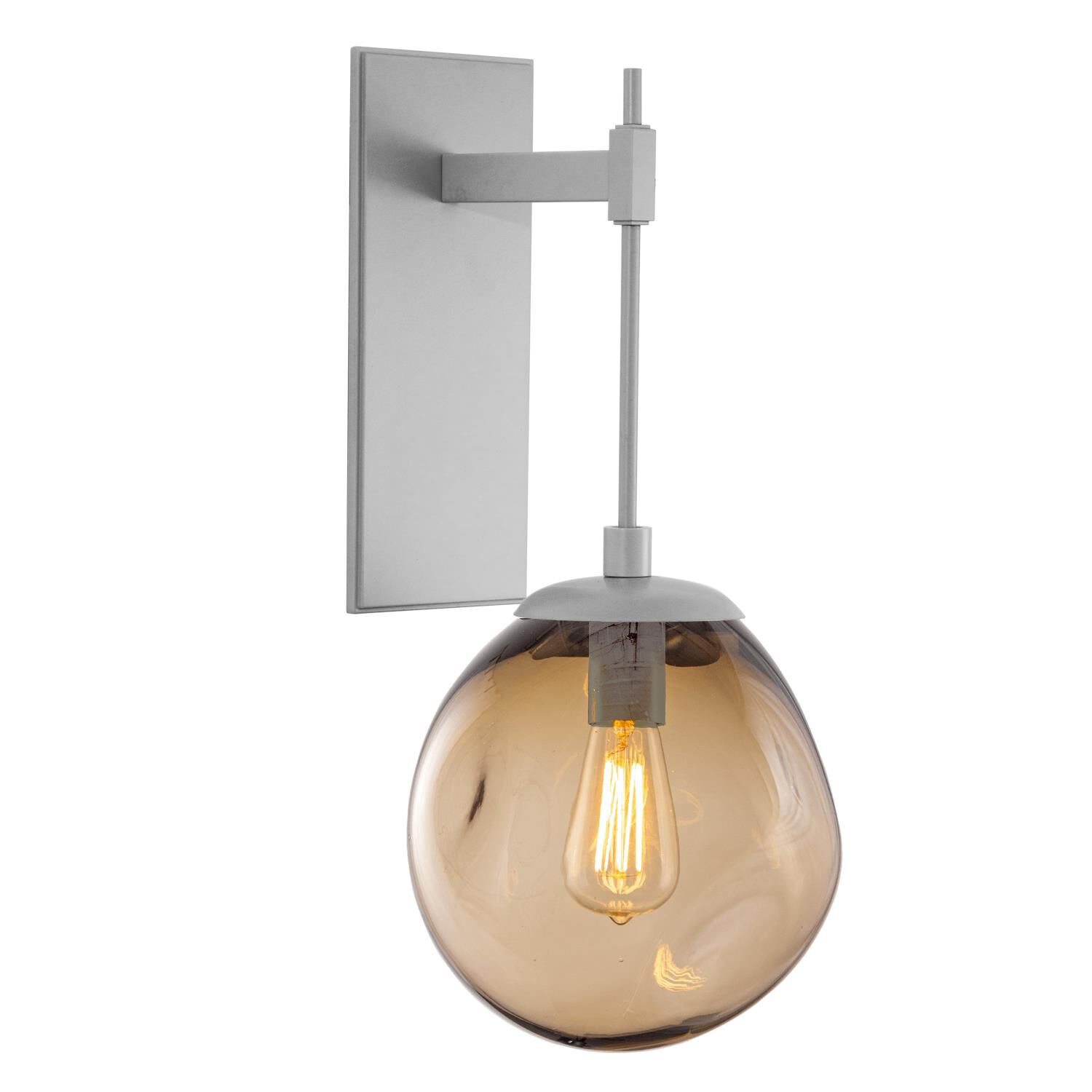 Shown in Metallic Beige Silver finish and Blown Bronze glass