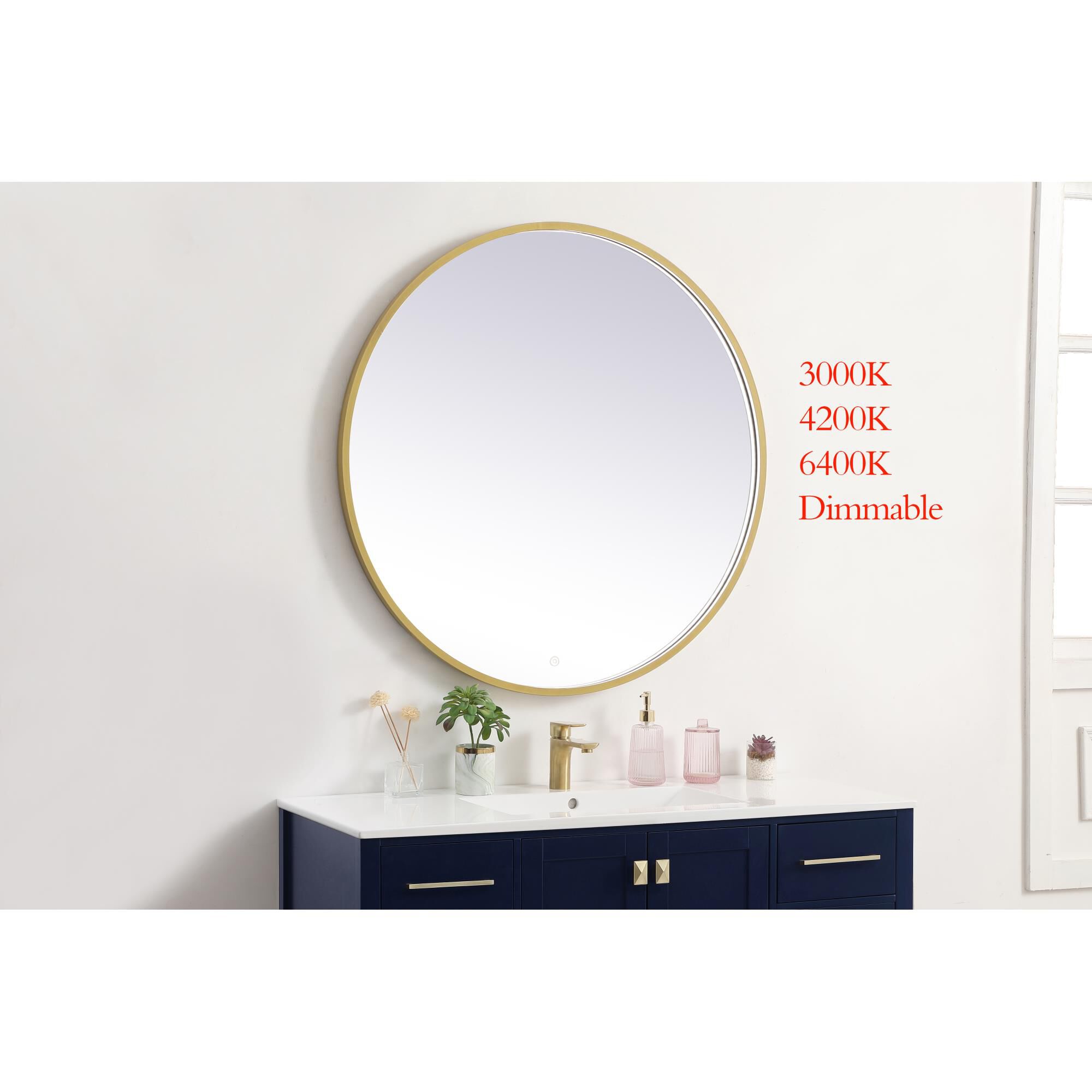 Pier LED Lighted Mirror by Elegant Decor