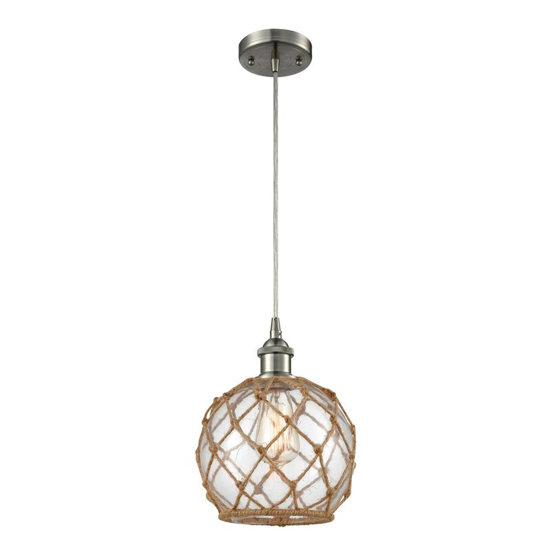 Innovations Lighting Bruno Marashlian Farmhouse Rope 8 Inch Mini Pendant