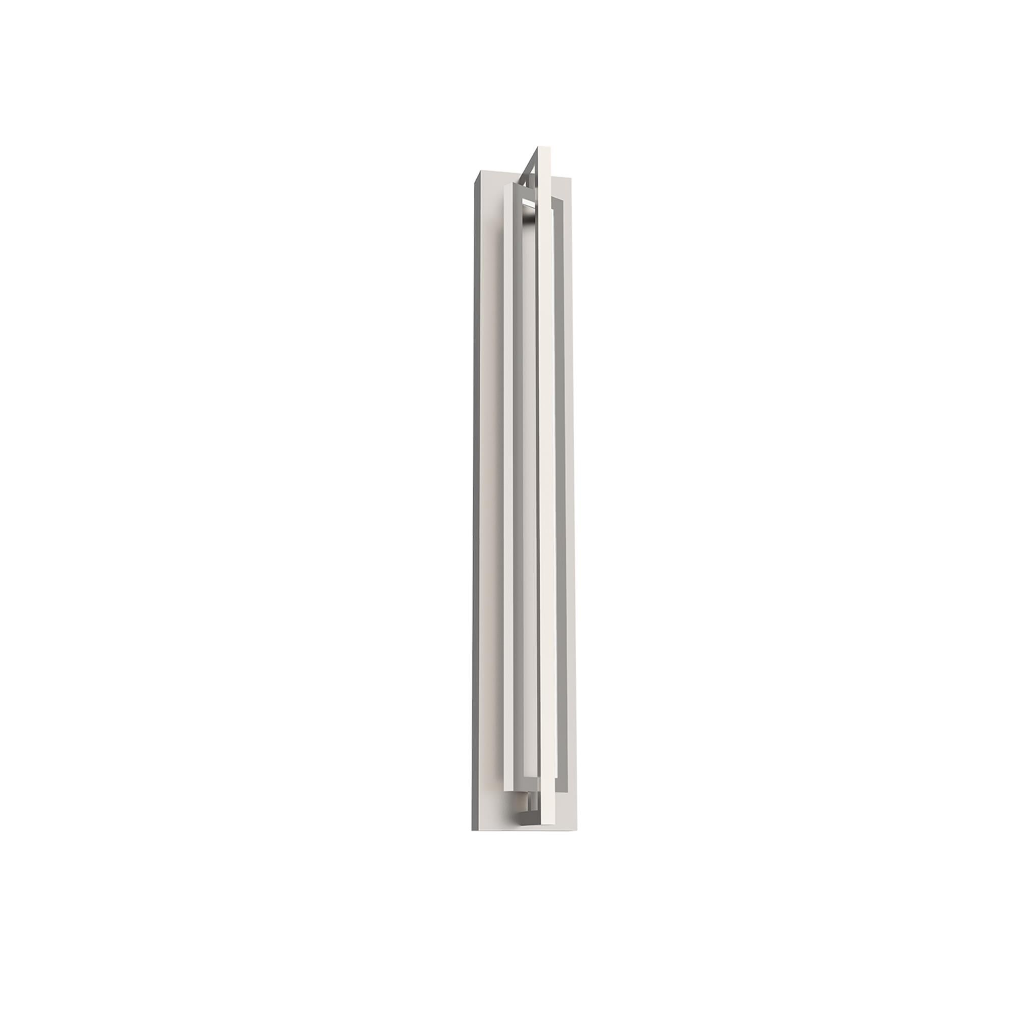 Shown in Brushed Nickel finish and Frosted Acrylic glass