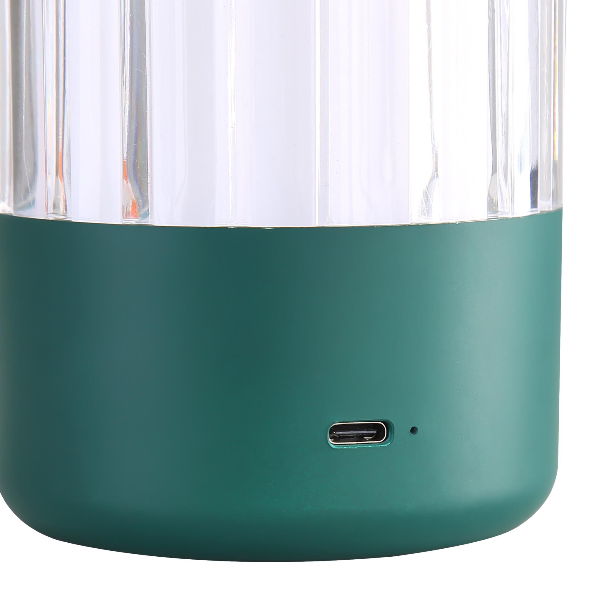 Shown in Matte Green finish and Clear glass