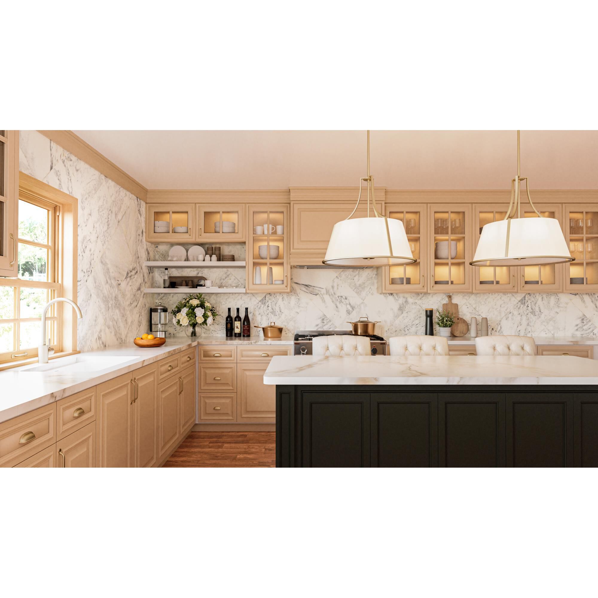 Harte 24 Inch Large Pendant by Quoizel