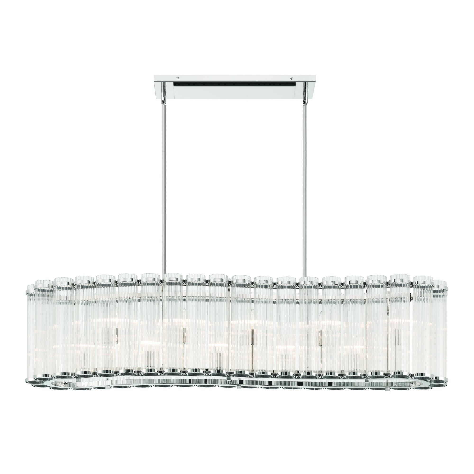 Glasbury Medium Linear Chandelier,