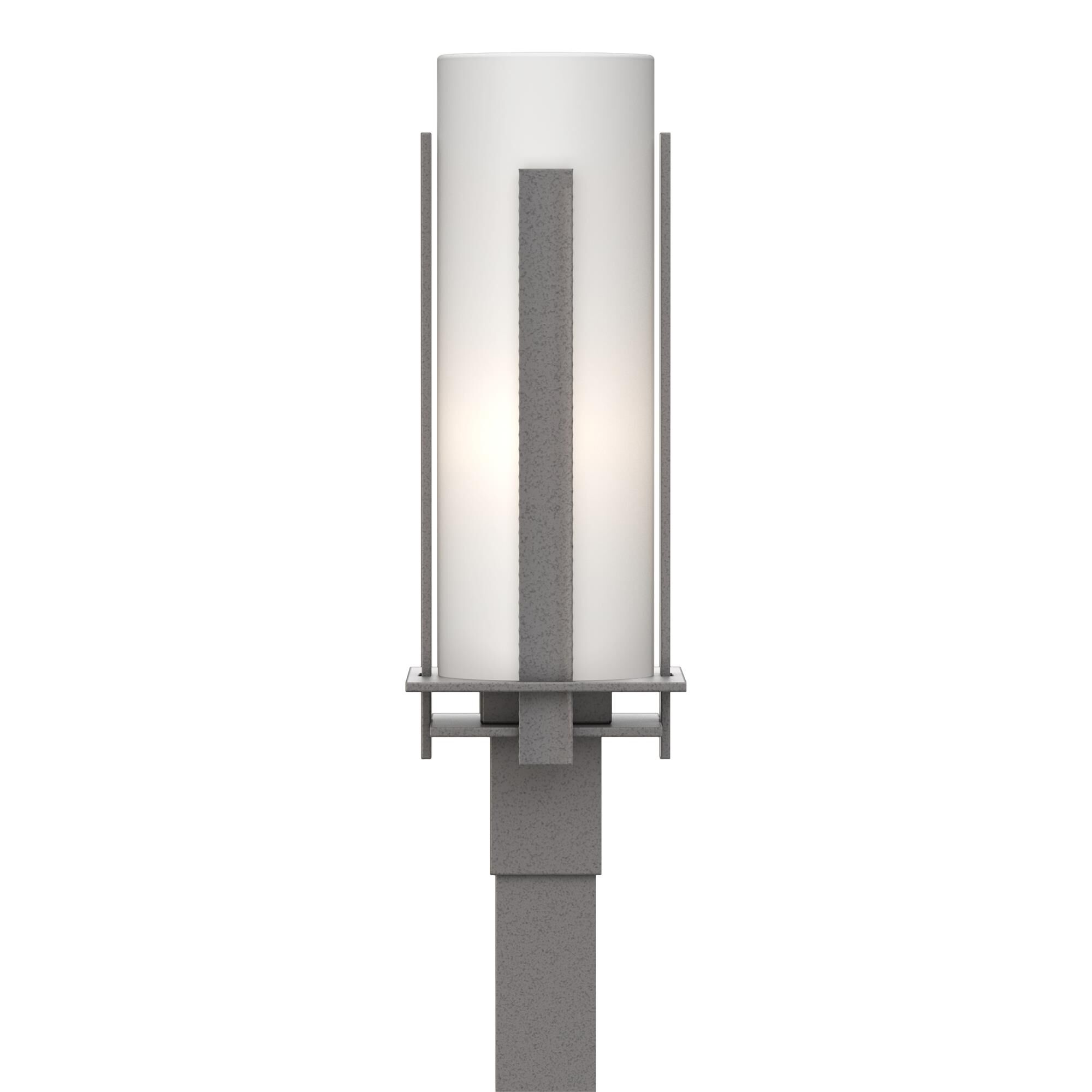 Shown in Coastal Burnished Steel finish and Opal  glass