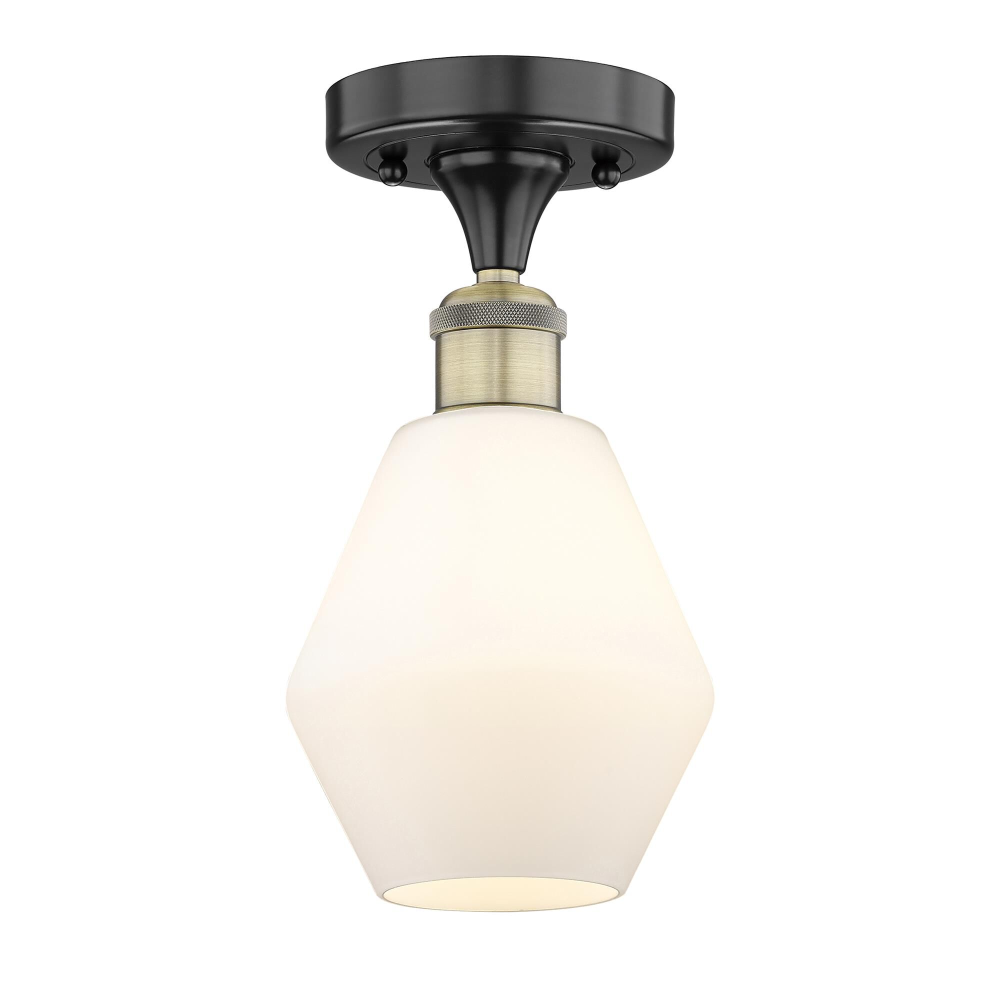 Bruno Marashlian Cindyrella 6 Inch 1 Light Semi Flush Mount by Innovations Lighting