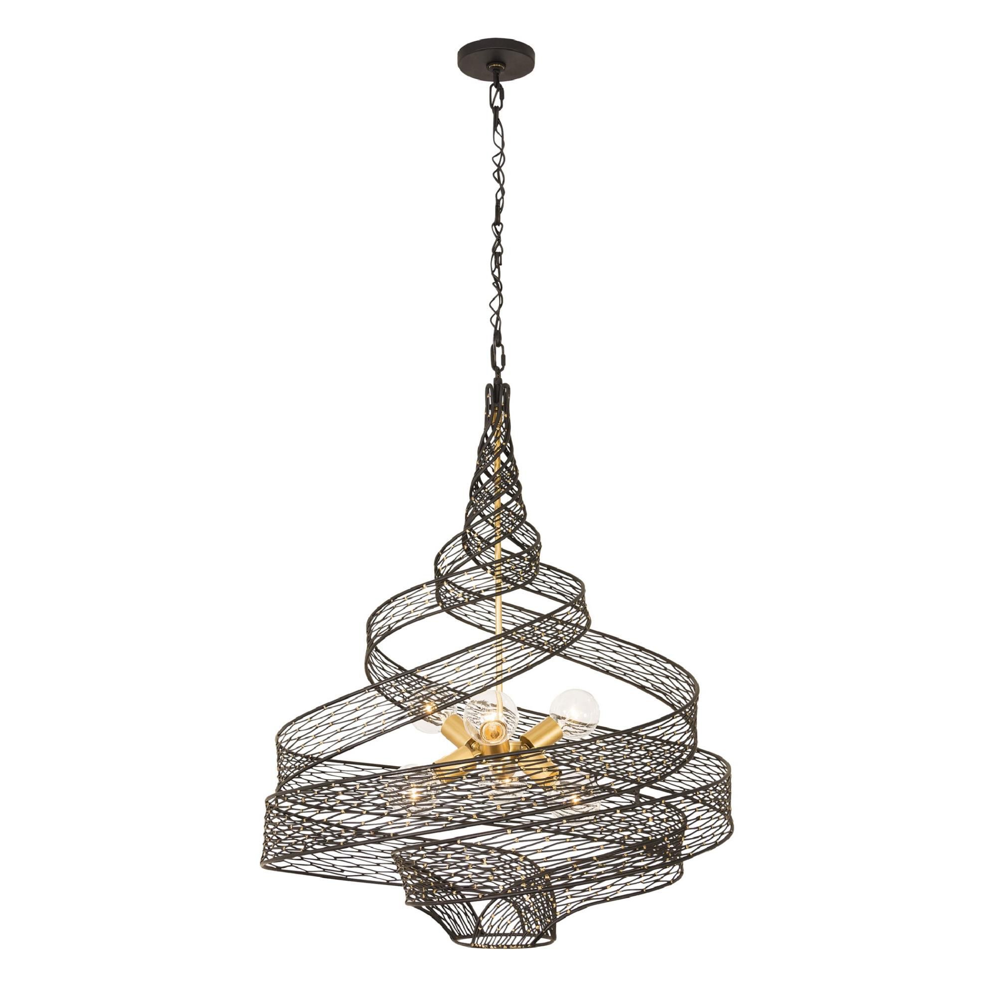 Ron Henderson Flow 30 Inch Large Pendant by Varaluz