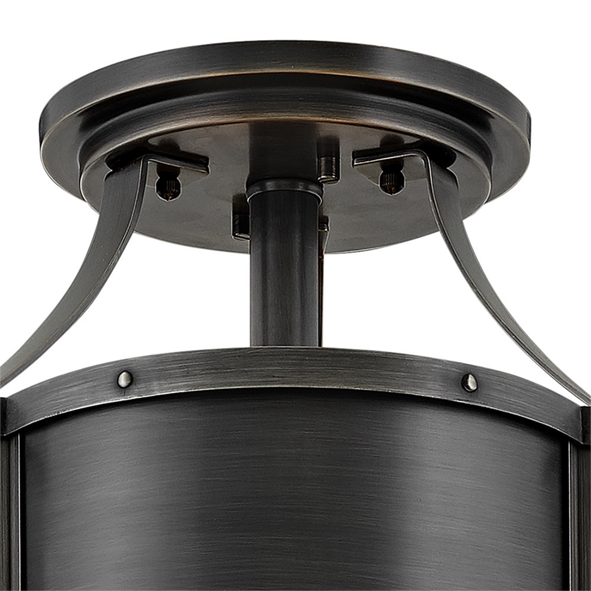 Chance 18 Inch 3 Light Semi Flush Mount,