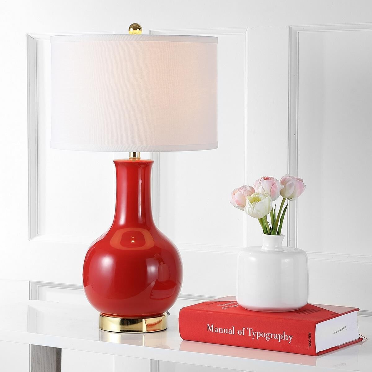 Paris Ceramic 27 Inch Table Lamp by Safavieh