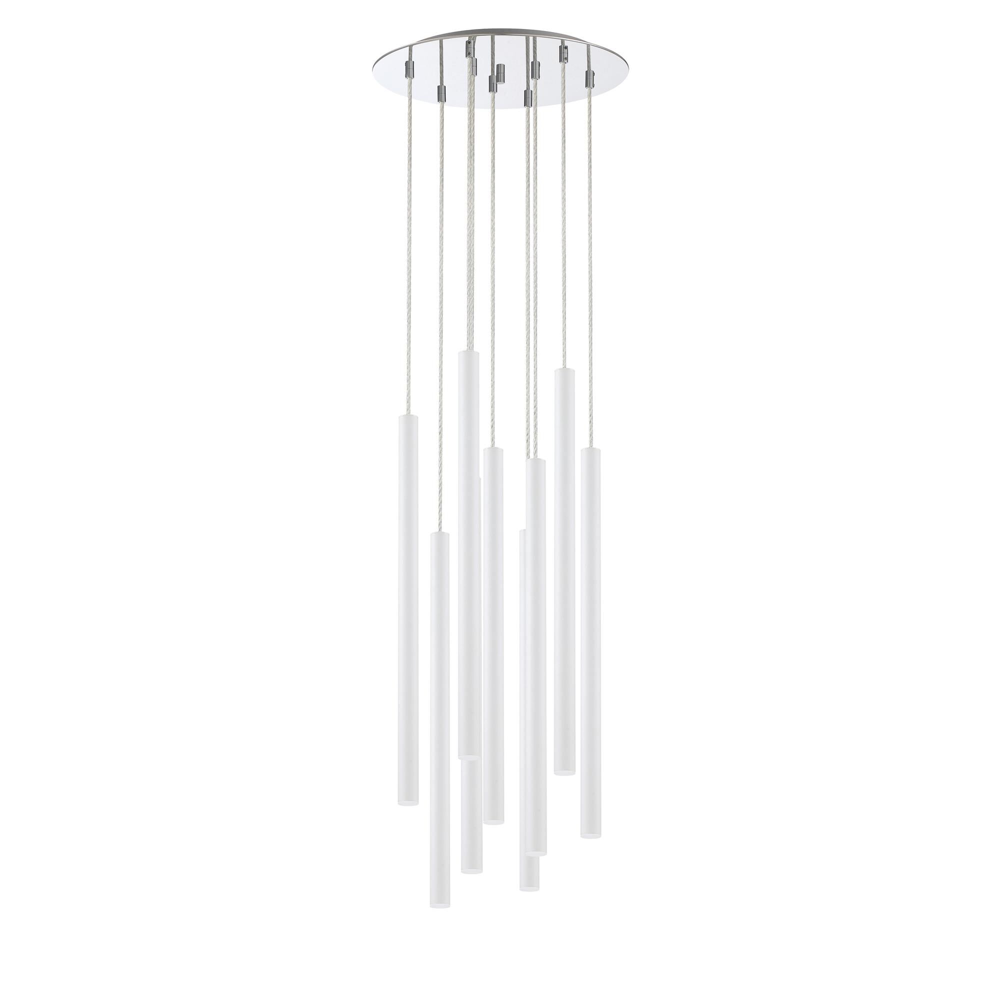 Forest 16 Inch 9 Light LED Multi Light Pendant by Z-Lite