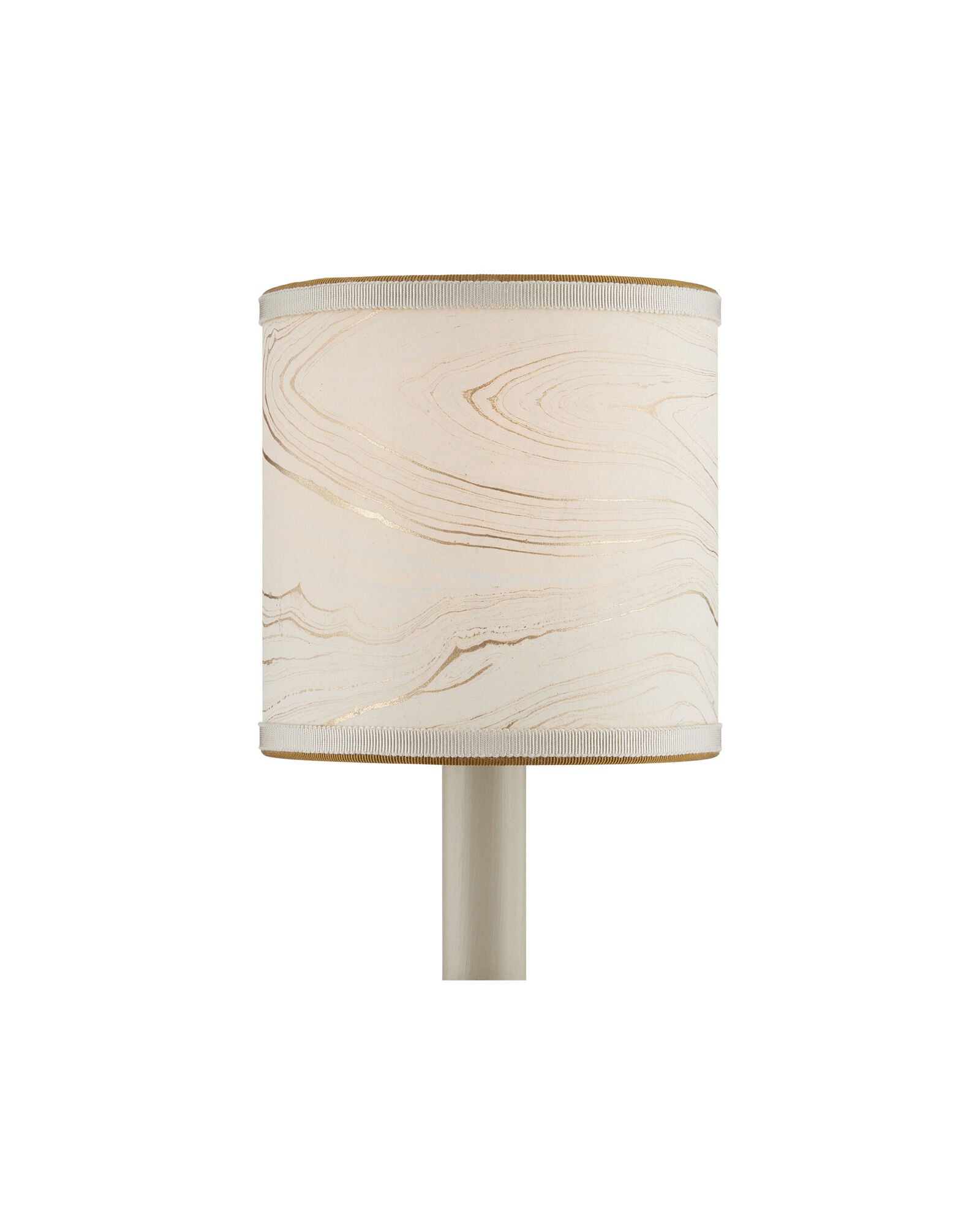 Shown in Cream, Gold finish