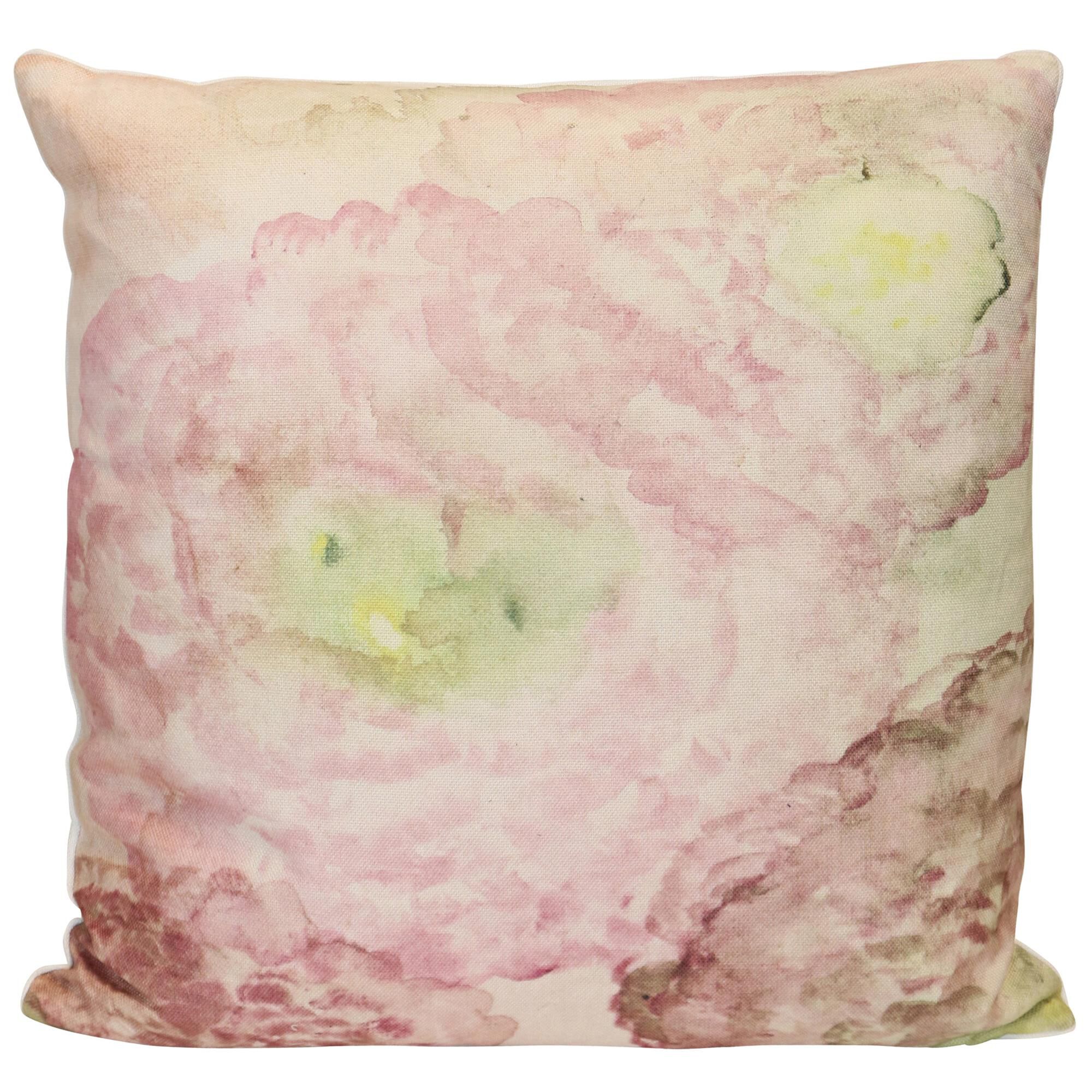 Tamara Day Blush Cloud Bloom 24 Inch Decorative Pillow by Stylecraft