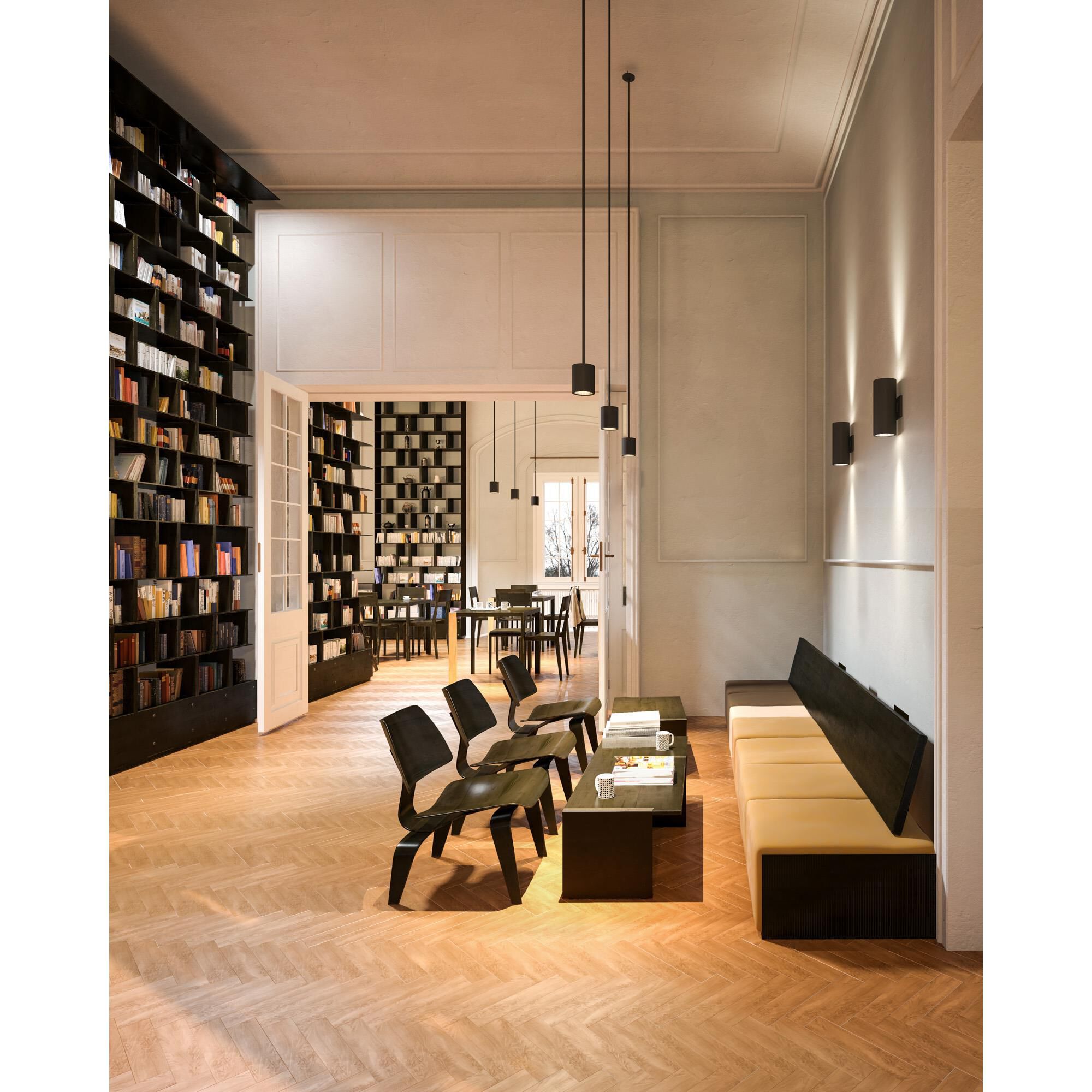 Nordic 3 Inch Outdoor Hanging Lantern by Kuzco Lighting