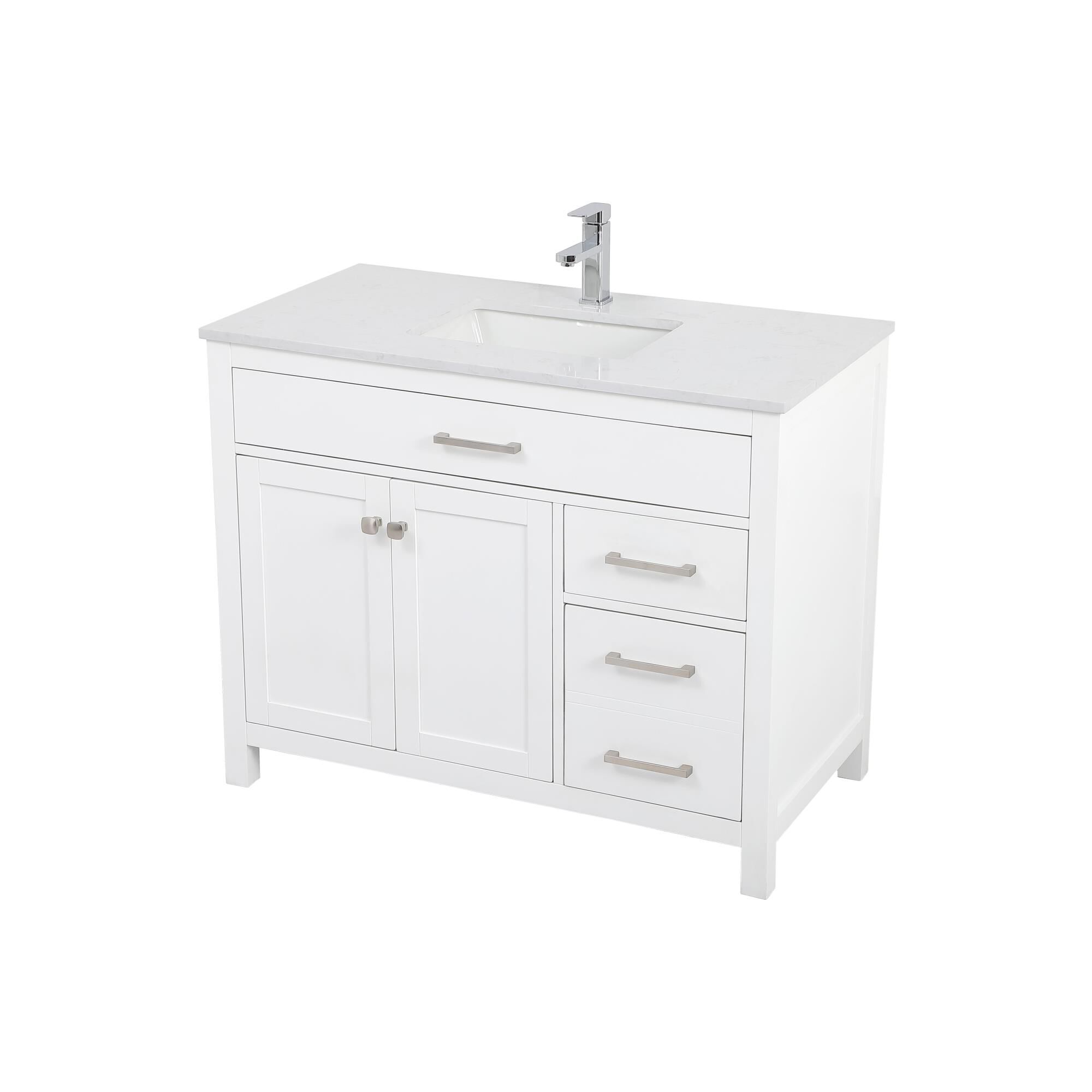 Lewis 42 Inch Bath Vanity by Elegant Decor