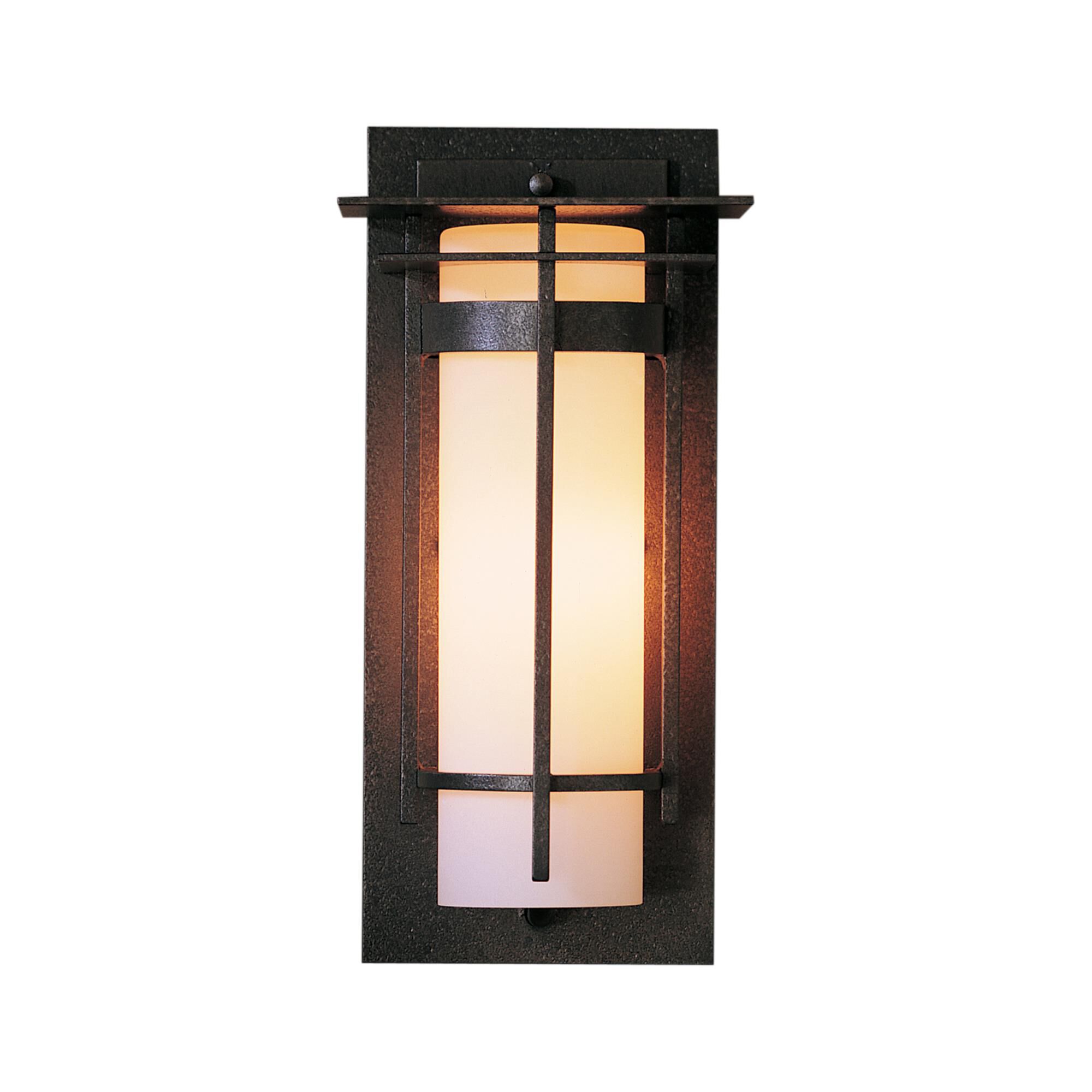 Shown in Natural Iron finish and Opal  glass