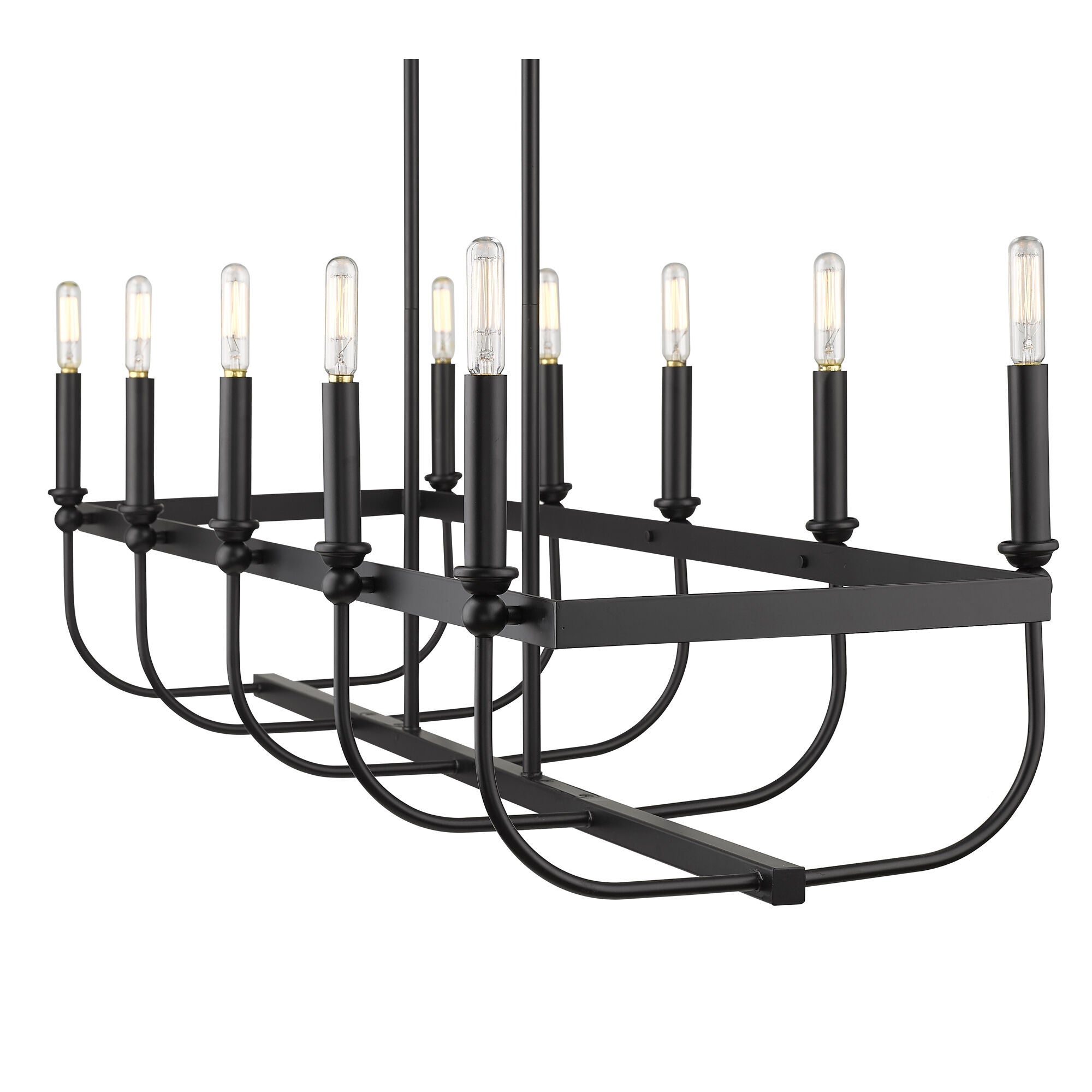 Shown in Matte Black finish and -- glass and -- shade