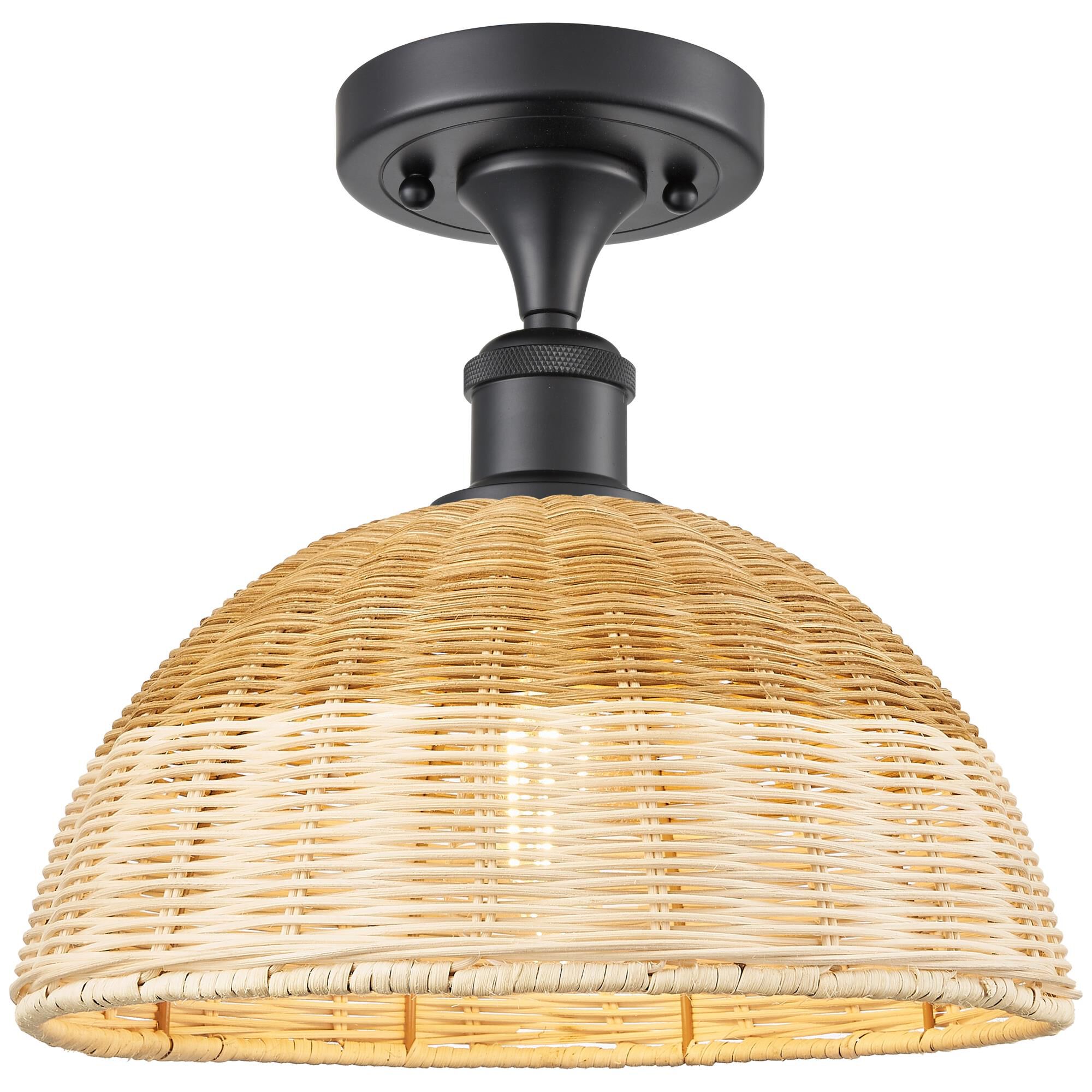 Bruno Marashlian Bristol Natural II Semi Flush Mount by Innovations Lighting