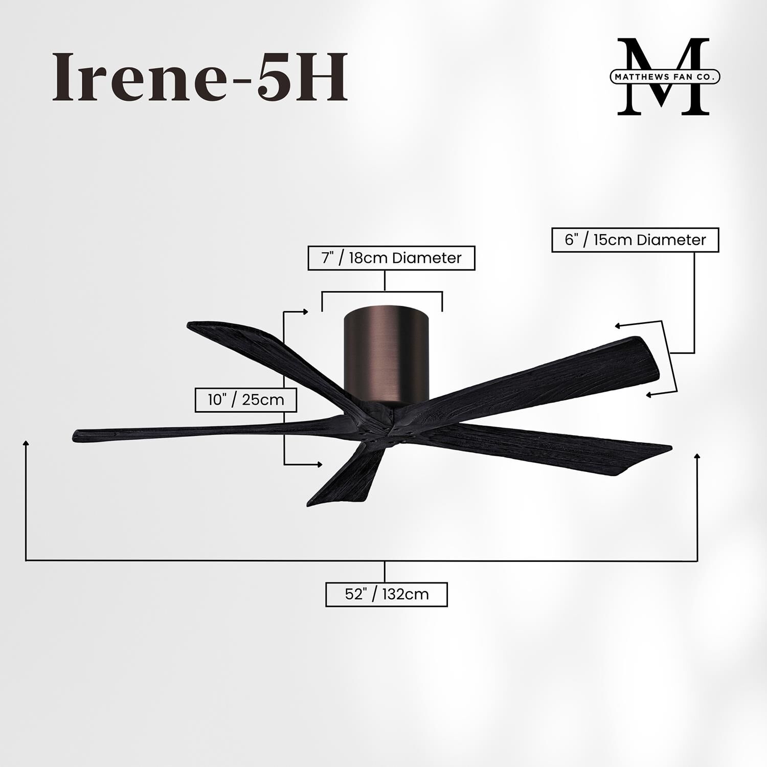 Shown in Brushed Bronze finish