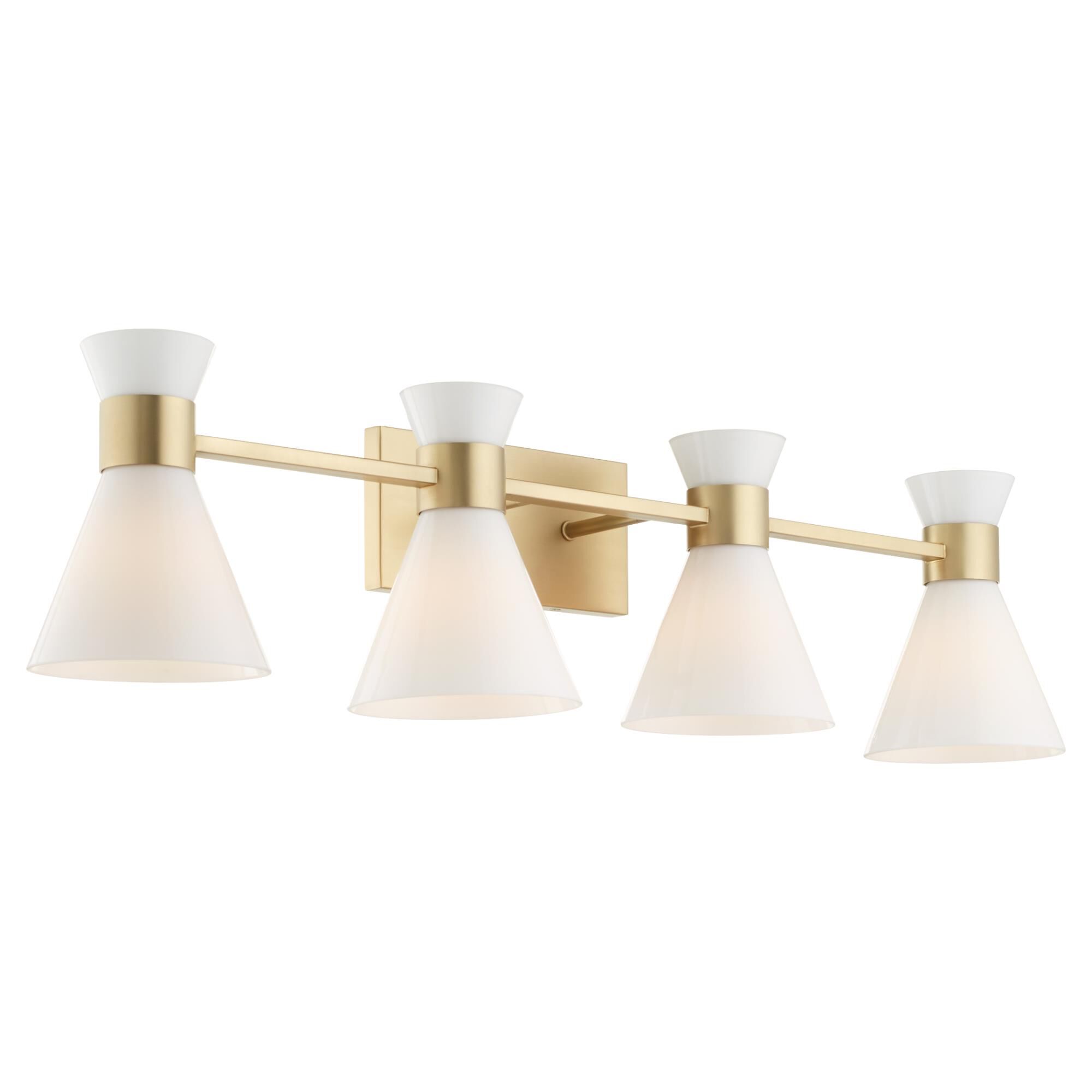 Shown in Aged Brass W/ Gloss Opal finish