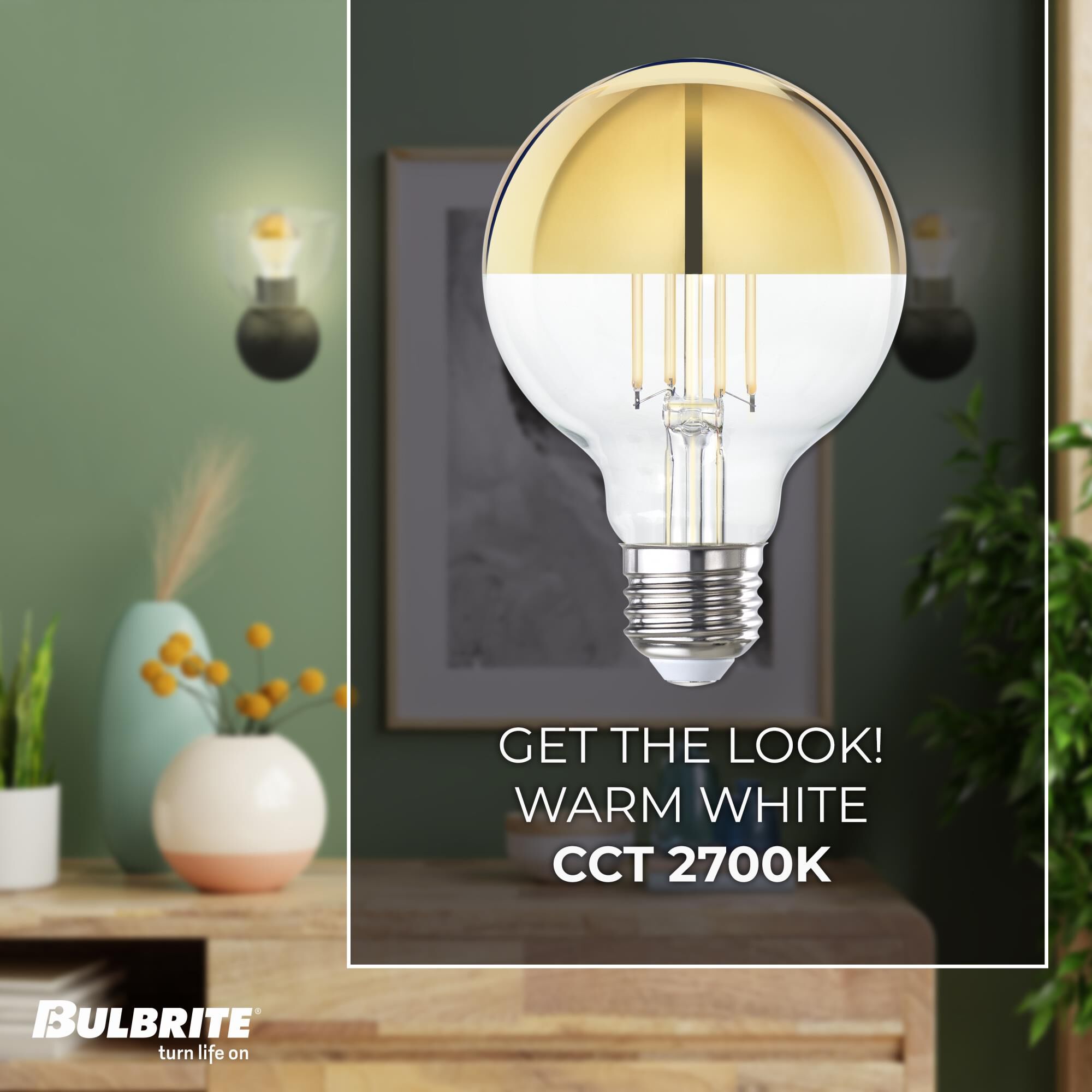 4.5 Watt 2700K G25 LED Light Bulb by Bulbrite