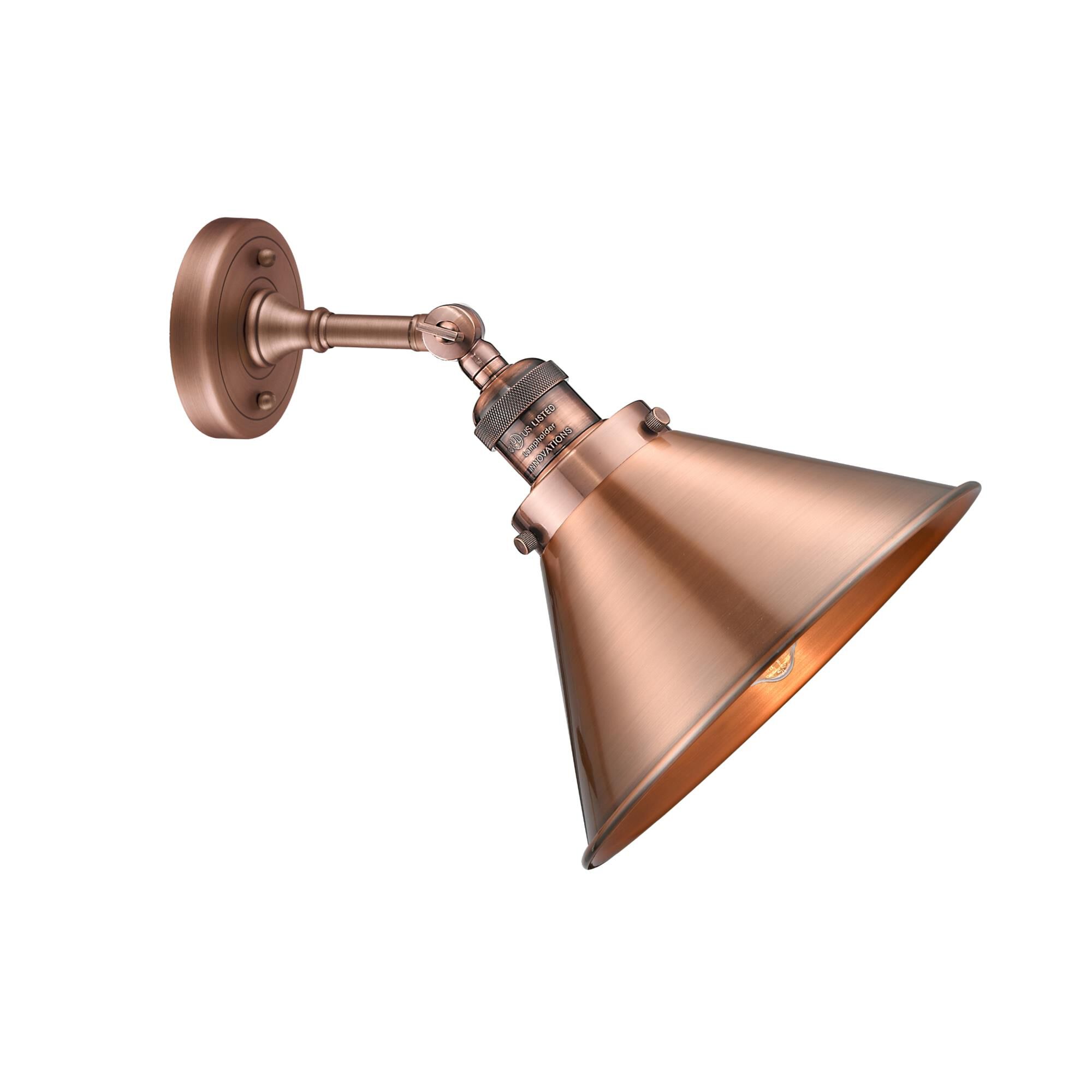 Shown in Antique Copper finish and Antique Copper glass and Antique Copper shade and No Accent accent