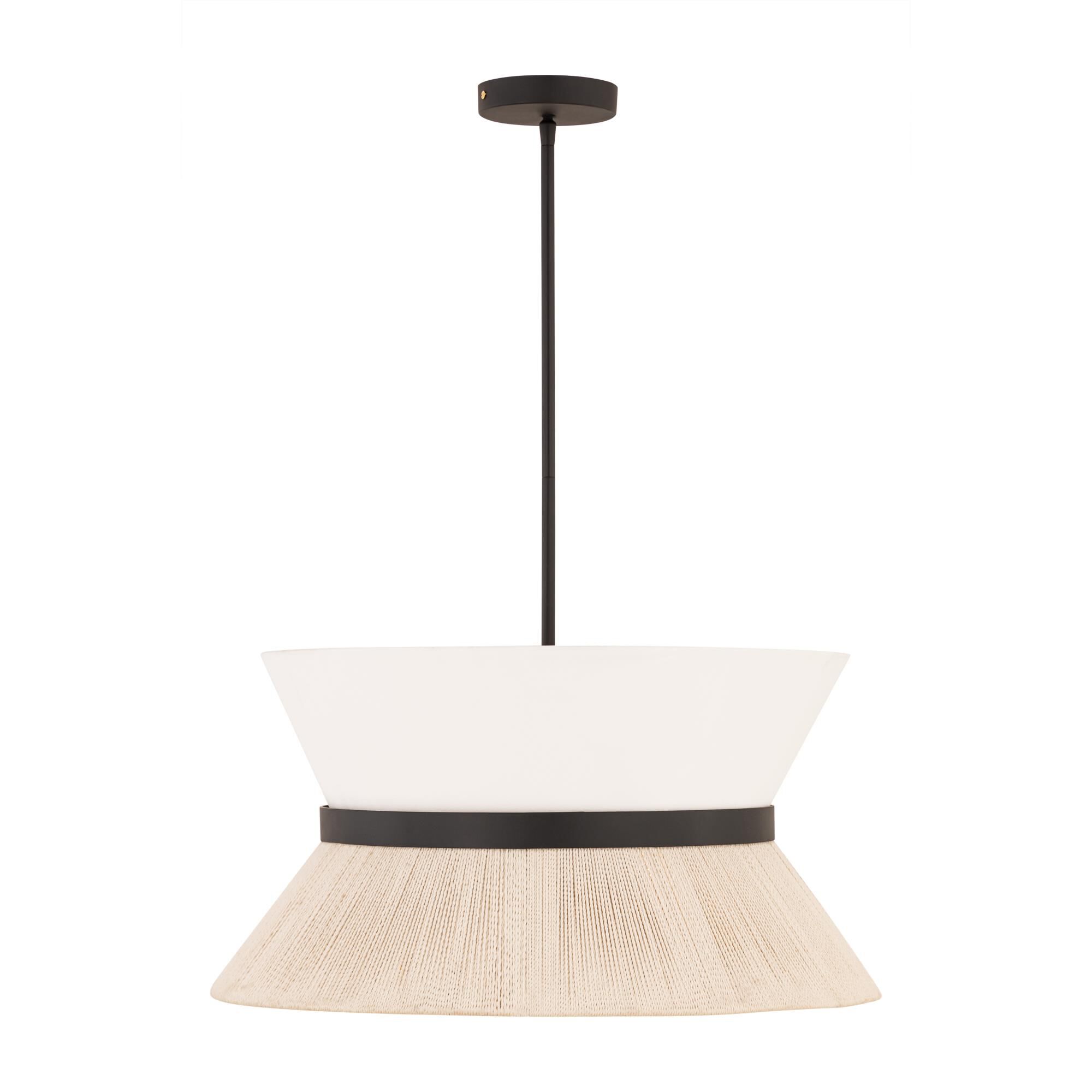 Shown in Plated Dark Bronze finish and White shade