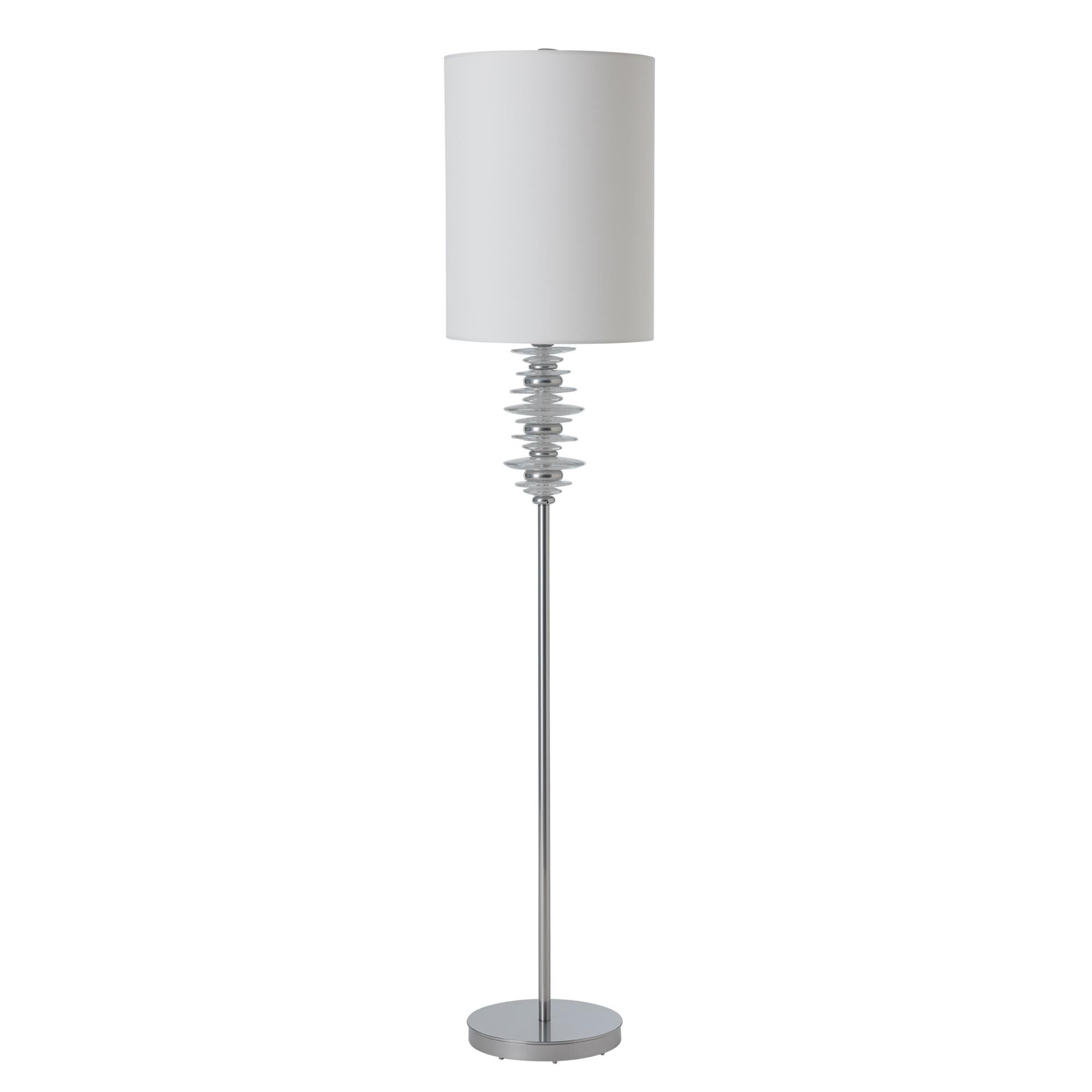 Shown in Sterling finish and White shade