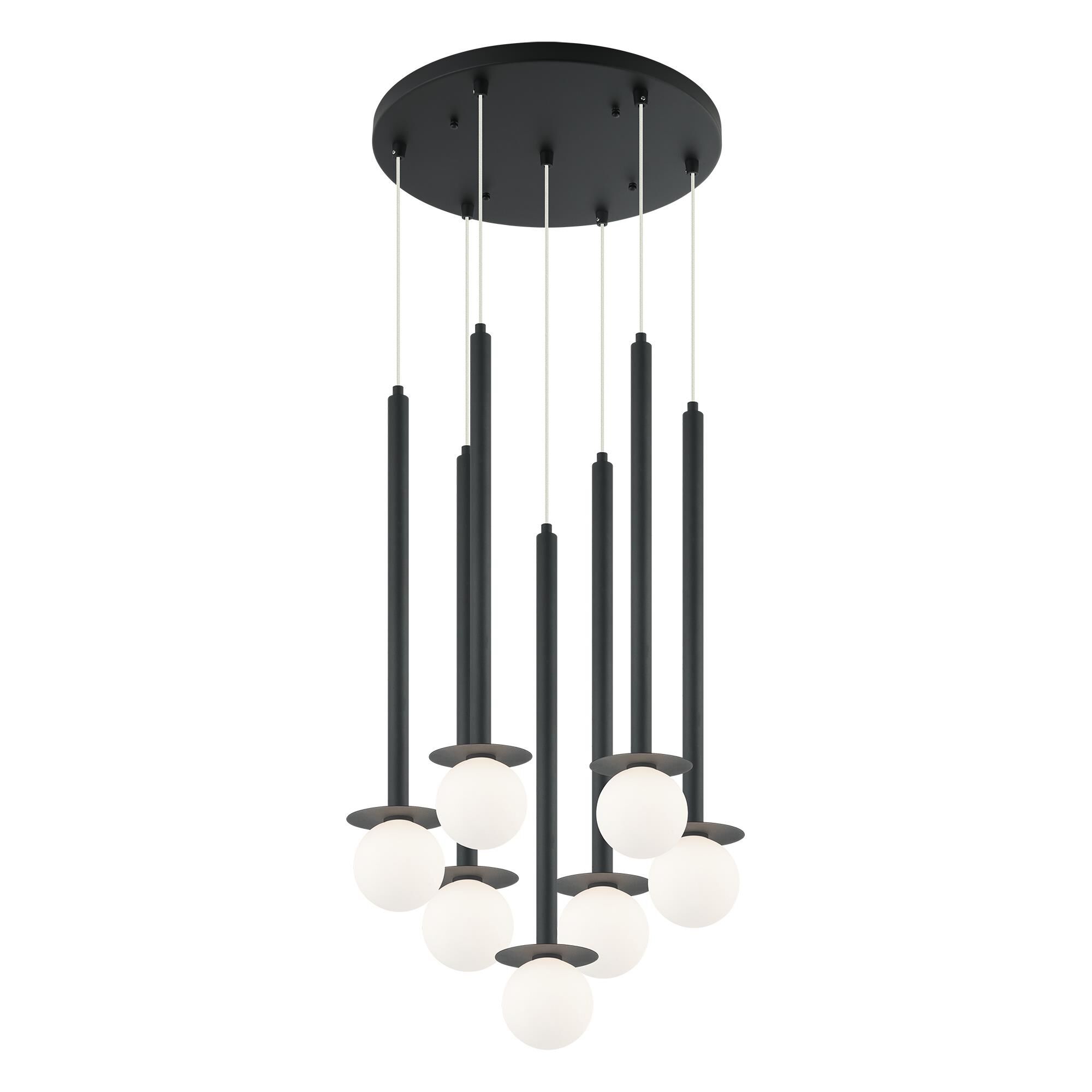 Reigndrop 7 Light LED Multi Light Pendant by Matteo Lighting