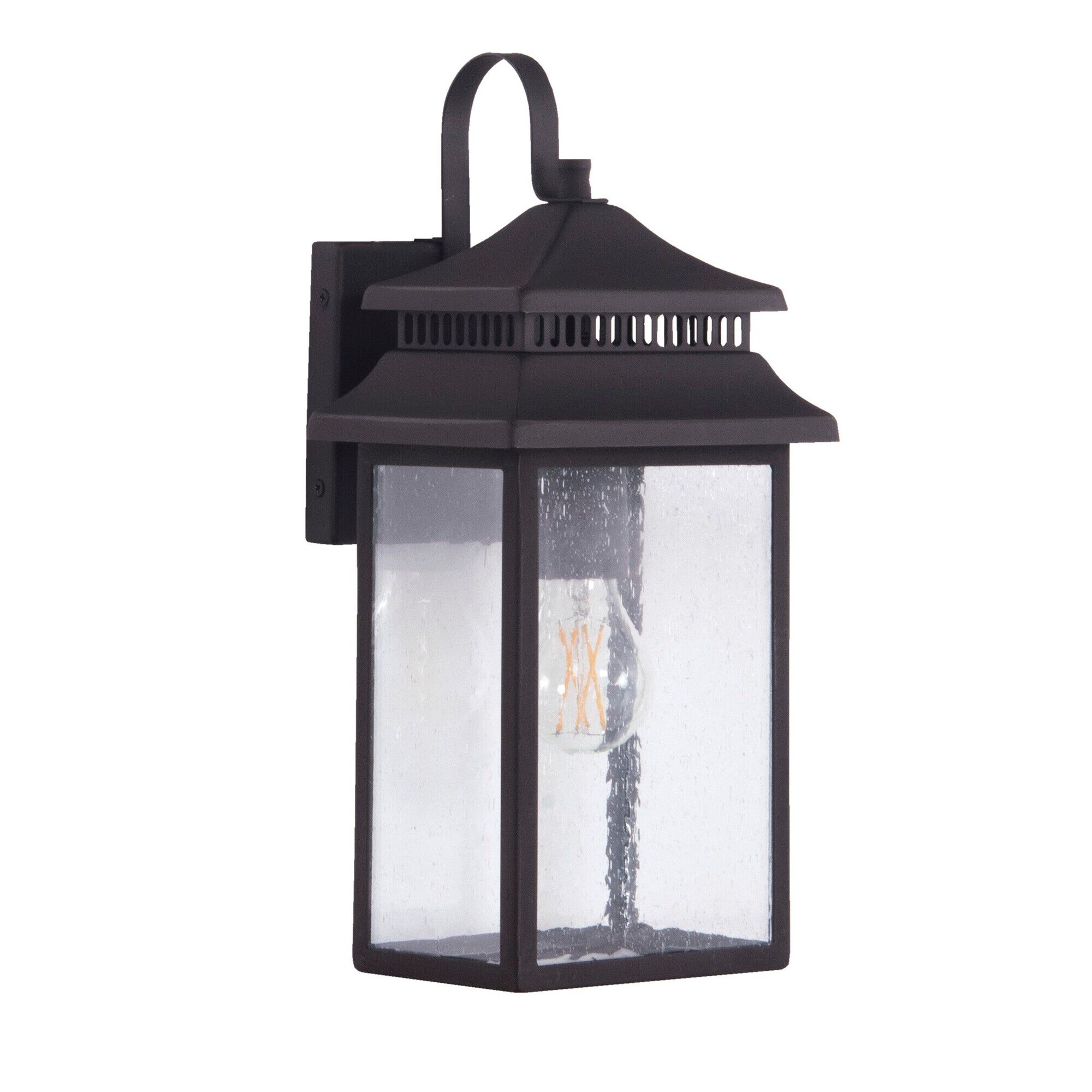 Shown in Dark Bronze Gilded finish and Square/Rectangle glass and Square/Rectangle shade