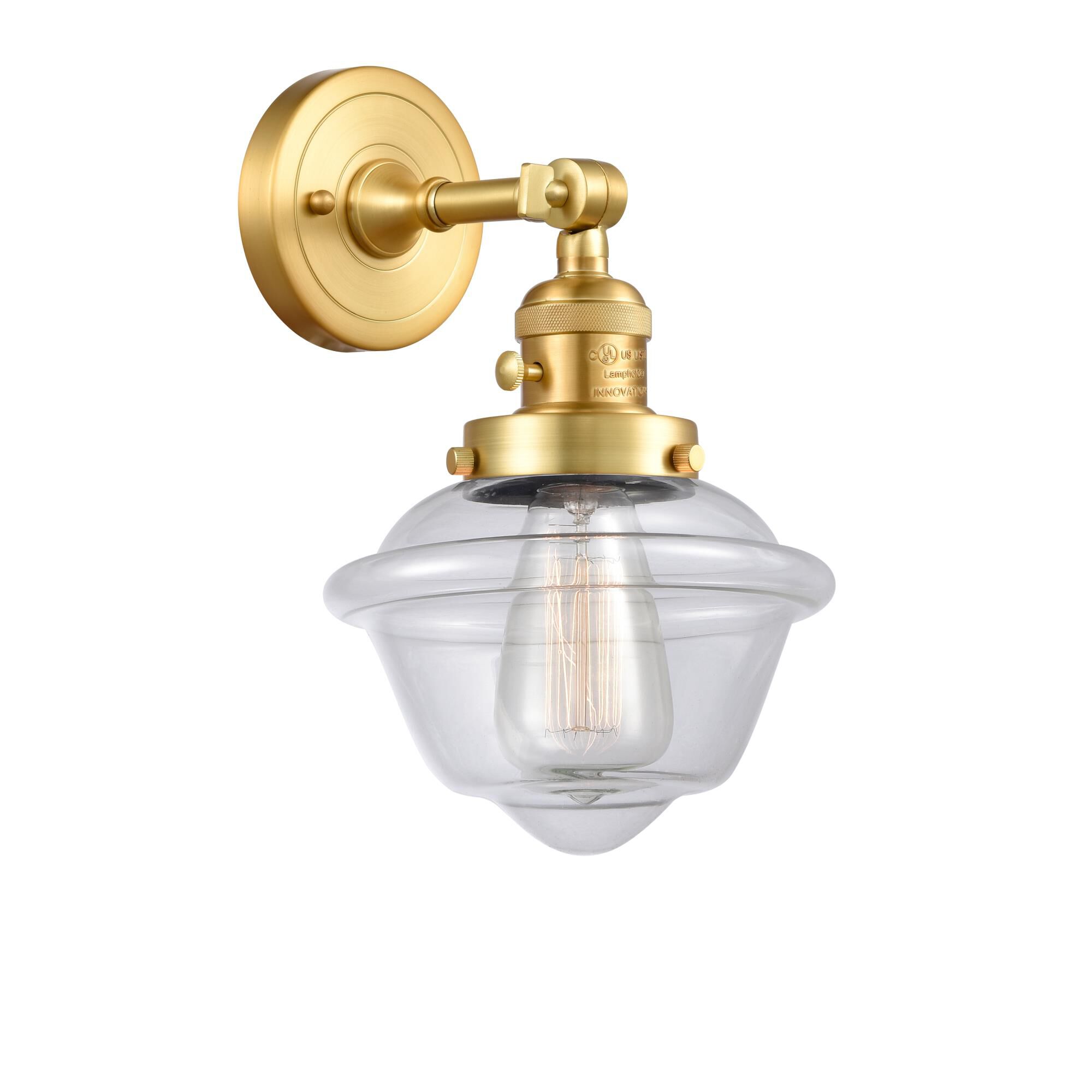 Bruno Marashlian Small Oxford 8 Inch Wall Sconce by Innovations Lighting
