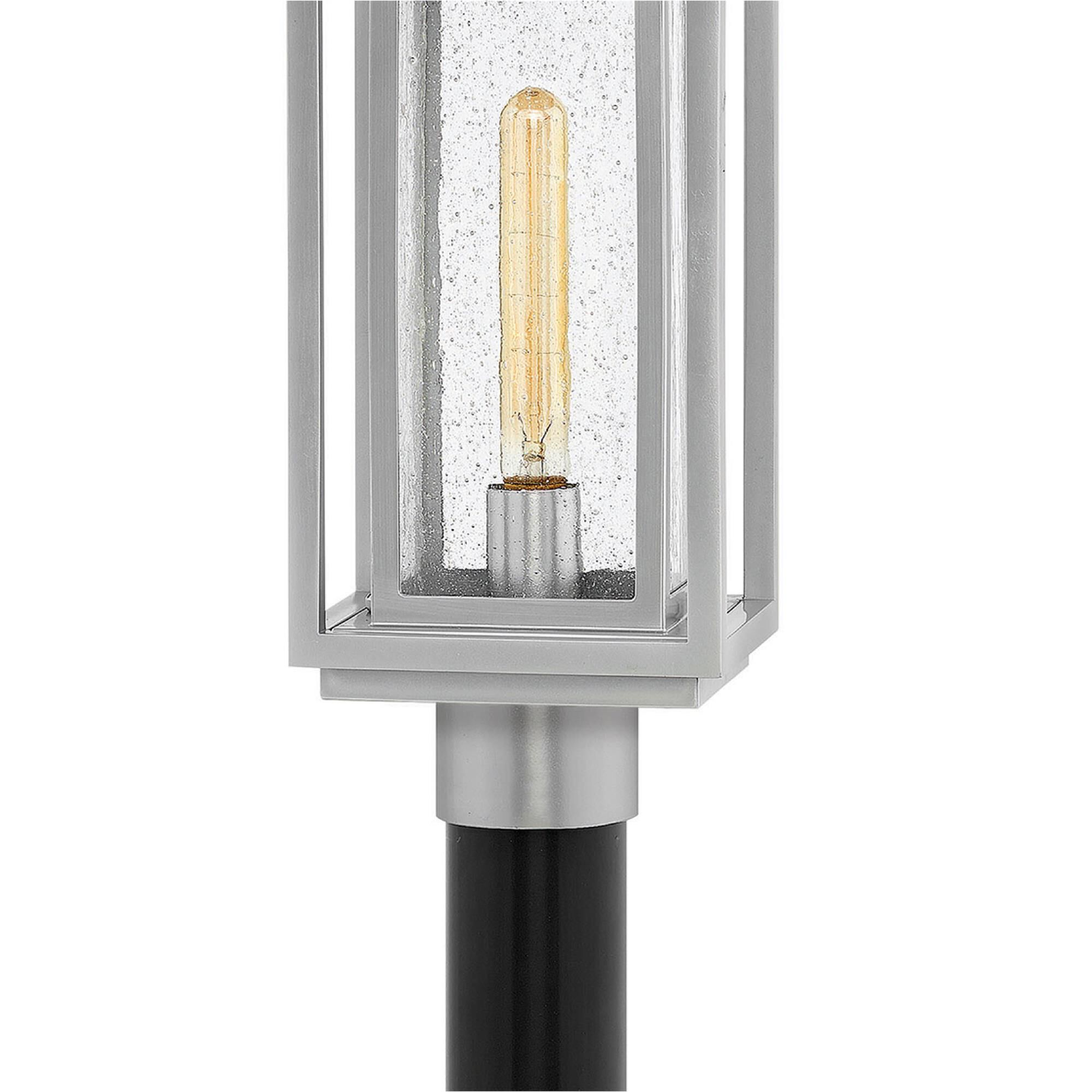 Shown in Satin Nickel finish and Clear Seedy glass and 12 Volt accent