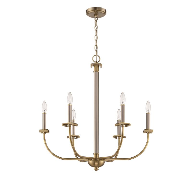 Stanza 26 Inch 6 Light Chandelier by Craftmade