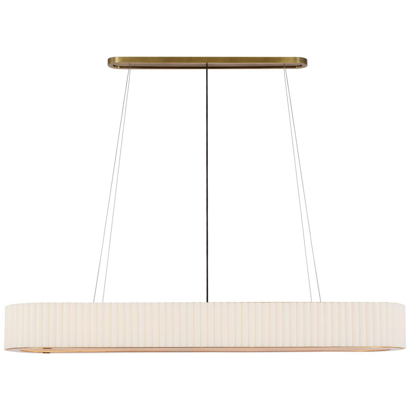 Ian K. Fowler Palati 72 Inch 9 Light LED Linear Suspension Light by Visual Comfort Signature Collection