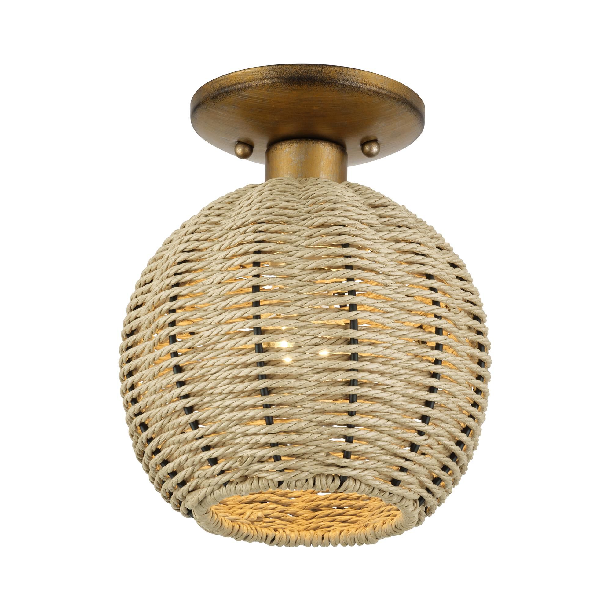 Summervine 8 Inch Semi Flush Mount by Livex Lighting