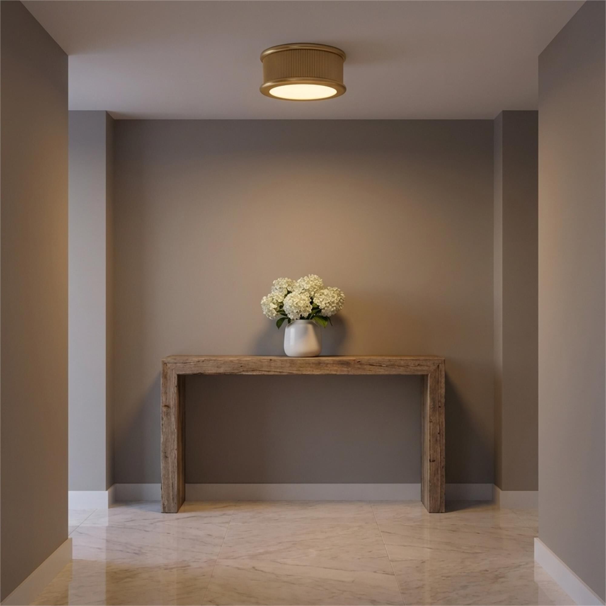 Paloma Contreras Ritz 14 Inch 3 Light Flush Mount,