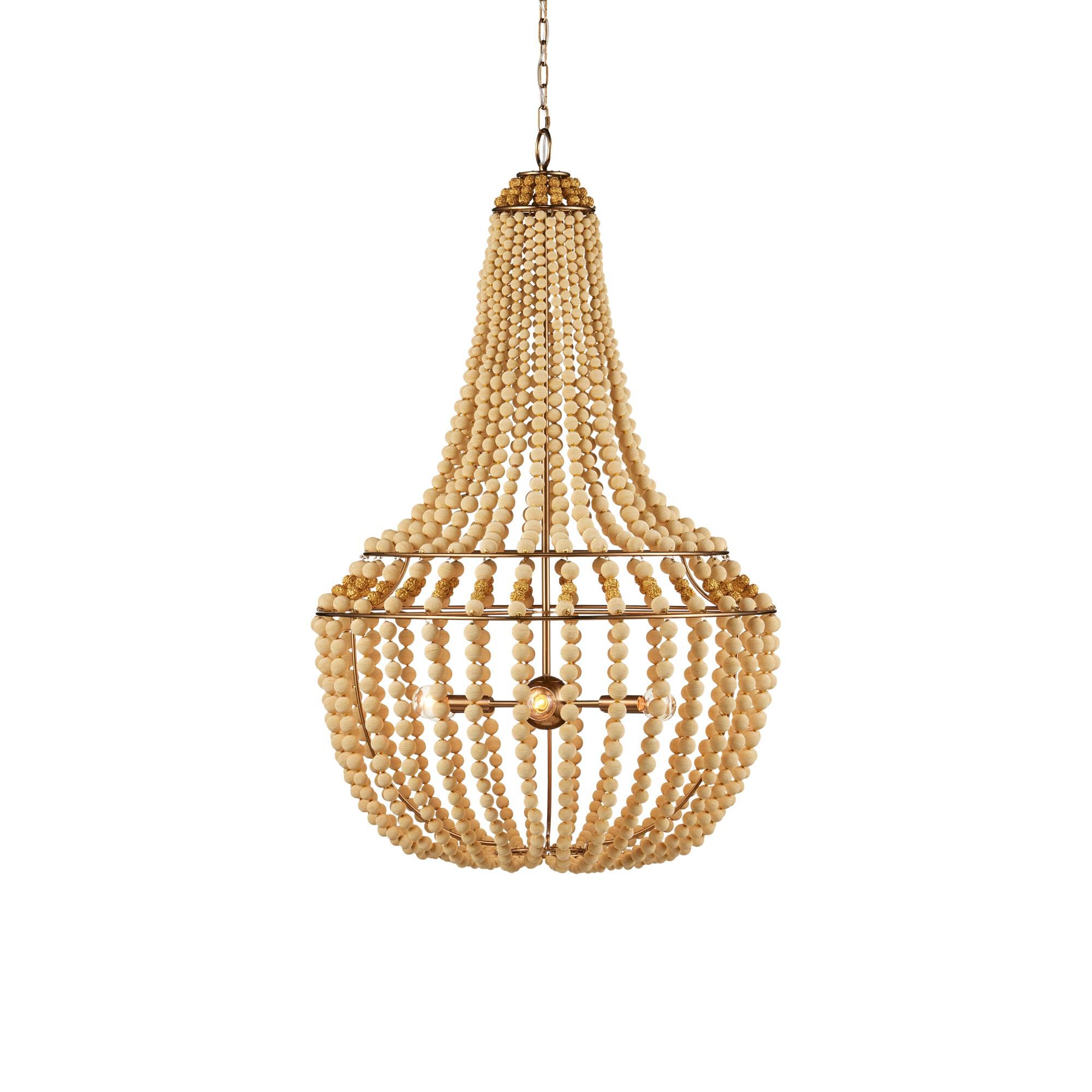Penelope 27 Inch Chandelier by Currey and Company