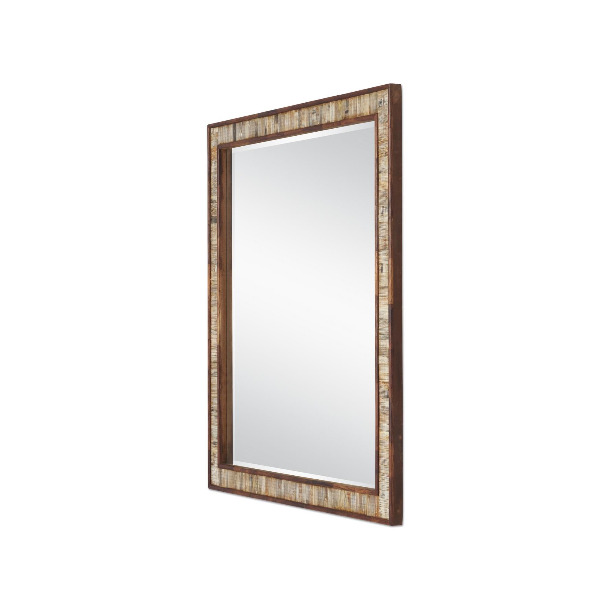 Hyson Large Square Mirror Decorative Mirrors by Currey and Company