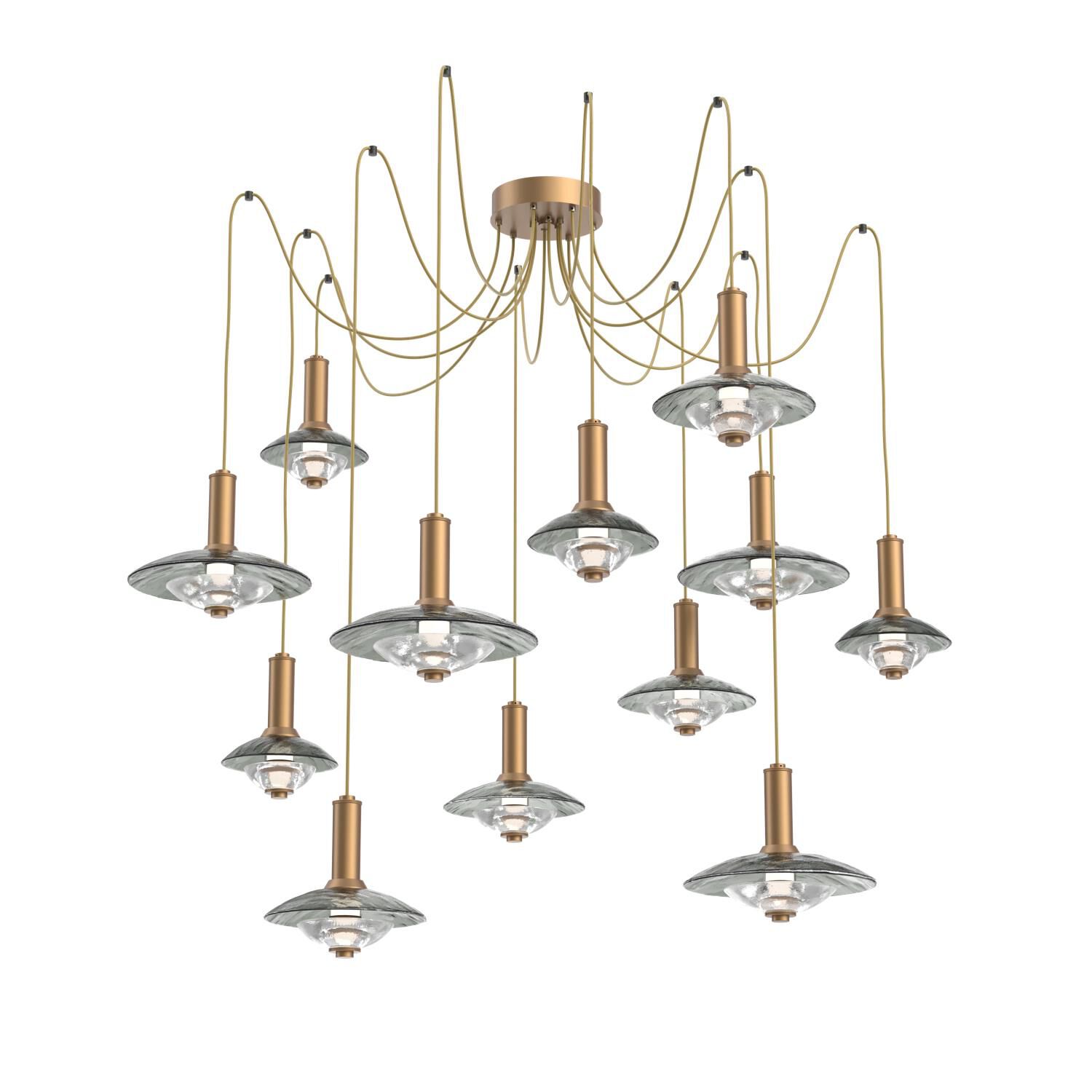Levi Wilson Cirrus 72 Inch Multi Light Pendant by Hammerton Studio